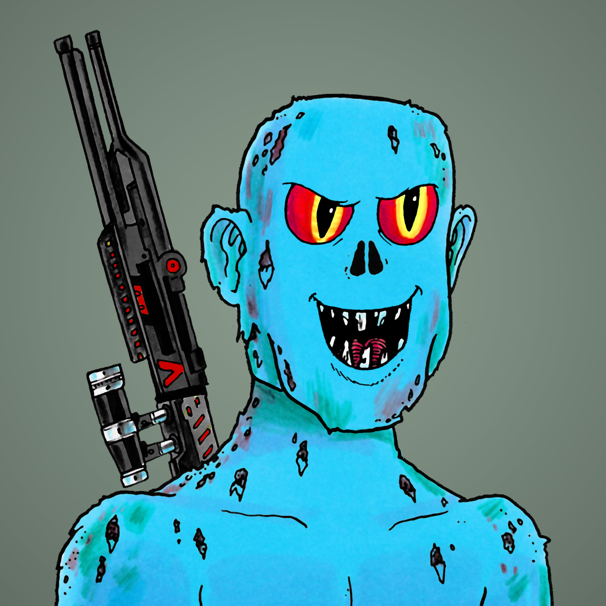 George Trosley - Jungle Freaks - Jungle Freak 2008 - NFT # 2008