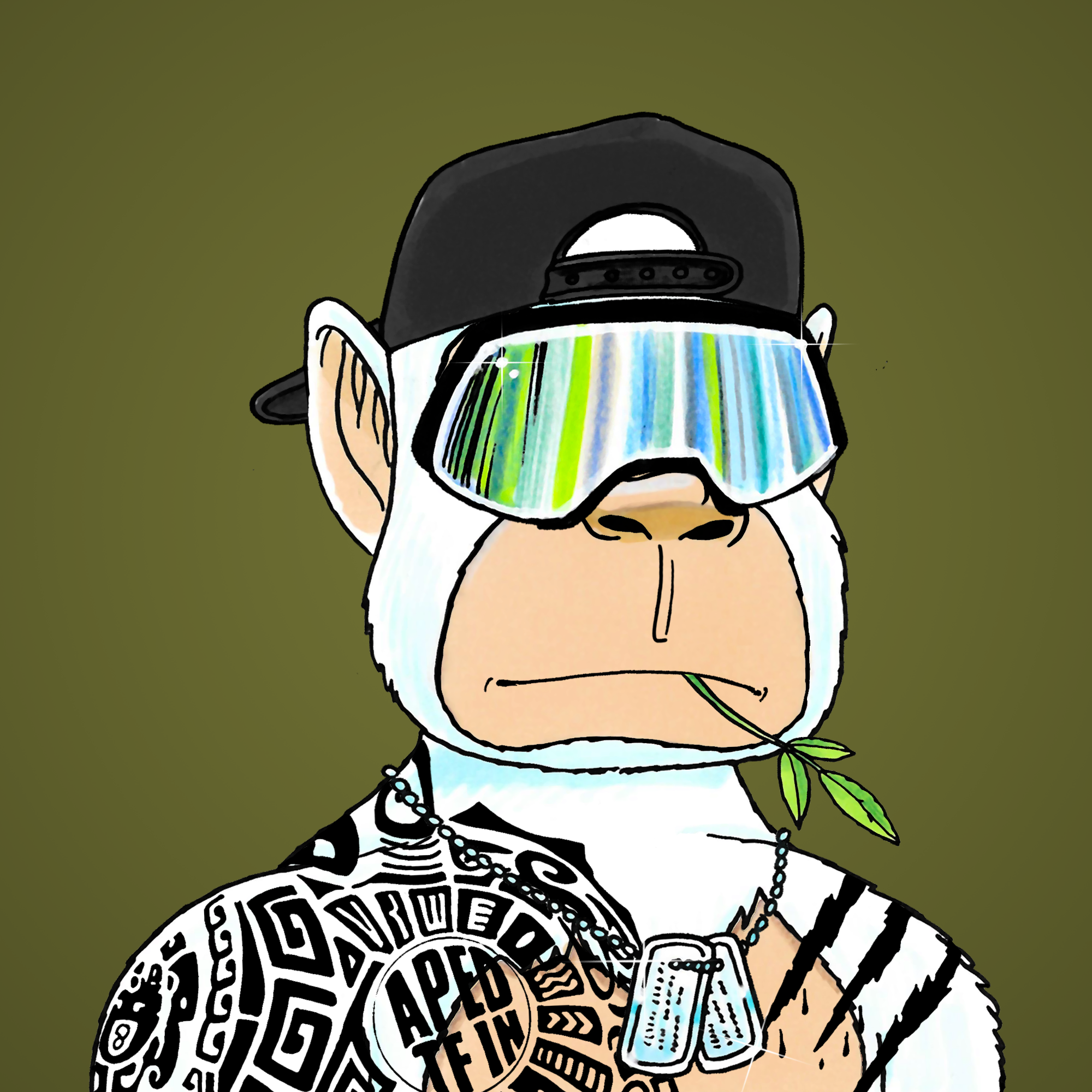 George Trosley - Jungle Freaks - Jungle Freak 201 - NFT # 201