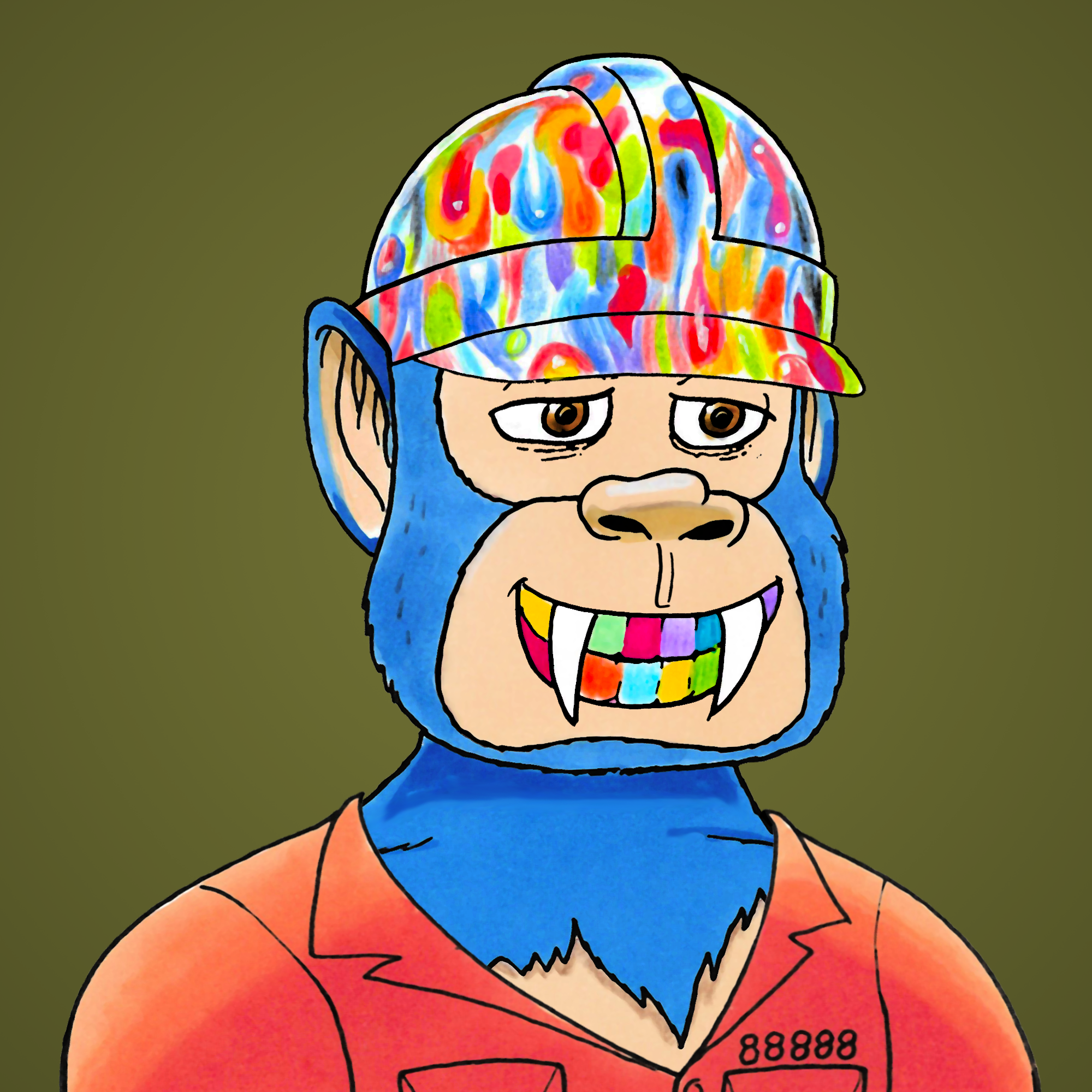 George Trosley - Jungle Freaks - Jungle Freak 2022 - NFT # 2022