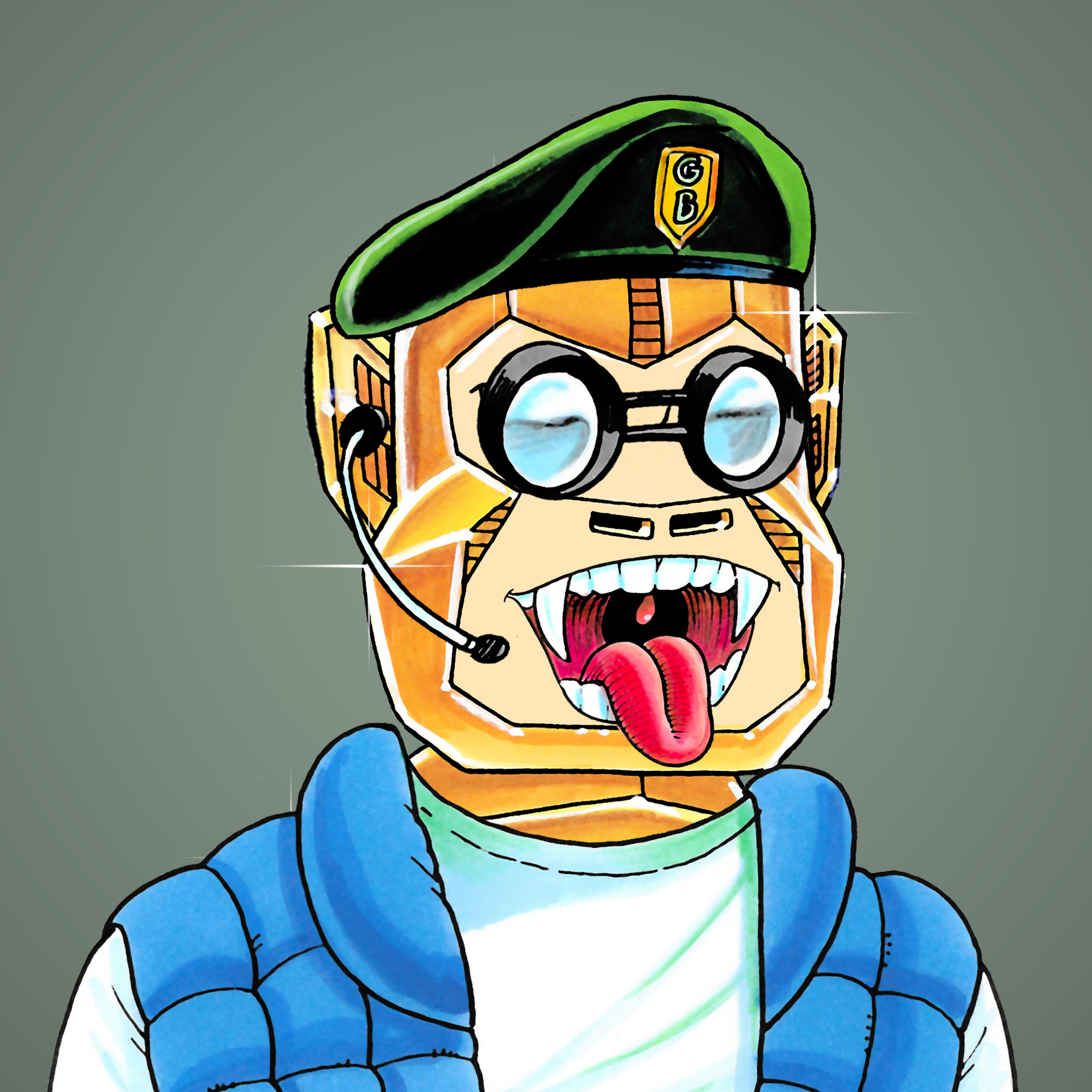 George Trosley - Jungle Freaks - Jungle Freak 2027 - NFT # 2027