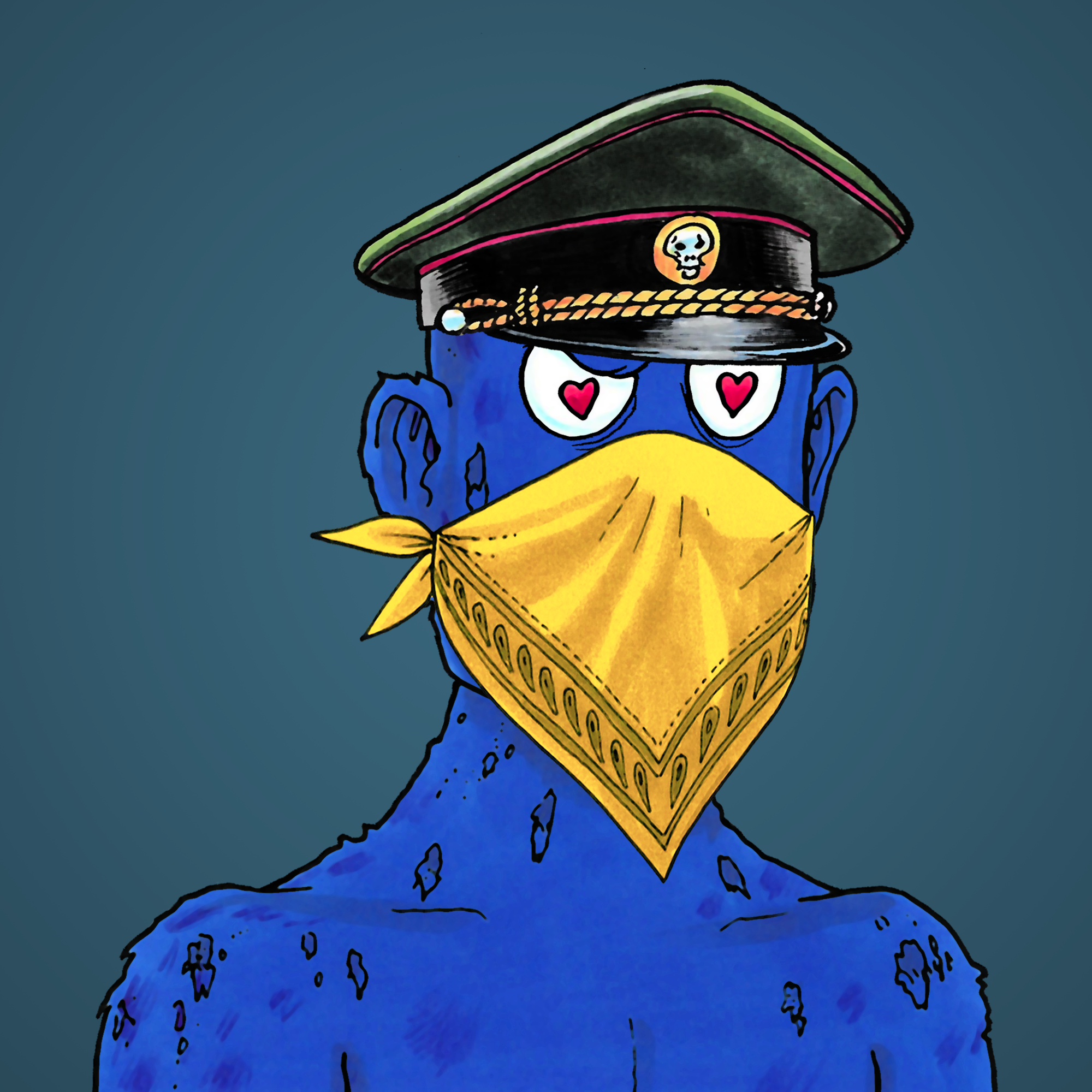 George Trosley - Jungle Freaks - Jungle Freak 2032 - NFT # 2032