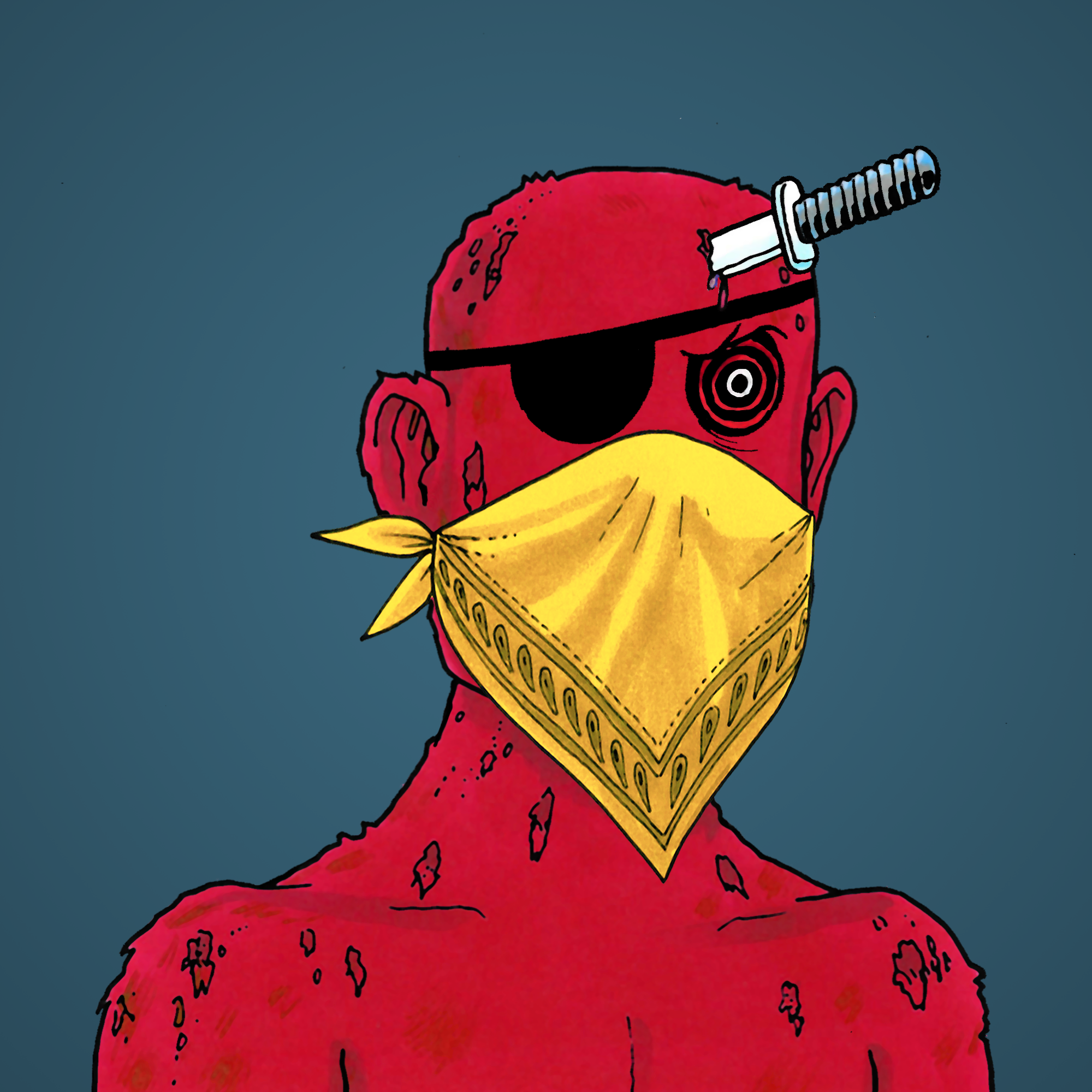 George Trosley - Jungle Freaks - Jungle Freak 2035 - NFT # 2035