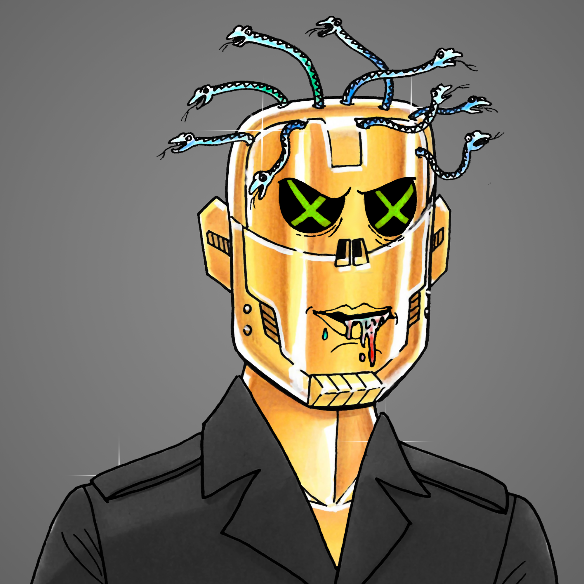 George Trosley - Jungle Freaks - Jungle Freak 2036 - NFT # 2036