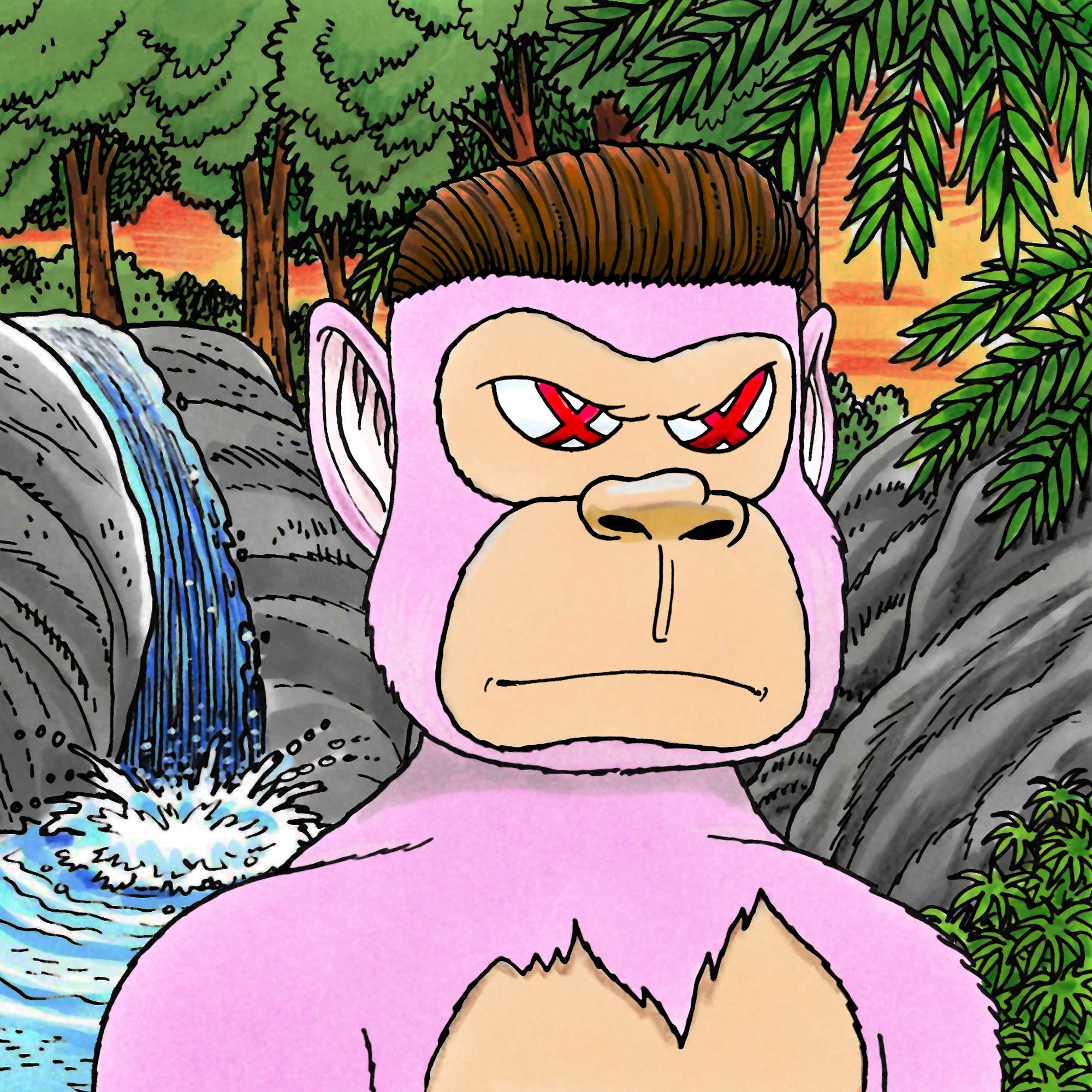 George Trosley - Jungle Freaks - Jungle Freak 2038 - NFT # 2038