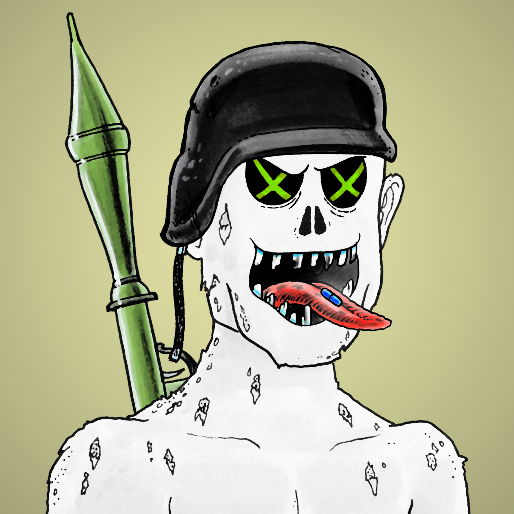 George Trosley - Jungle Freaks - Jungle Freak 2039 - NFT # 2039