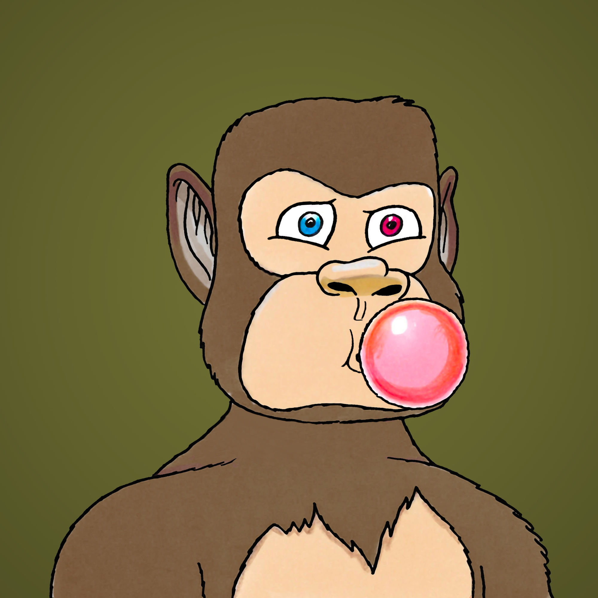 George Trosley - Jungle Freaks - Jungle Freak 2043 - NFT # 2043