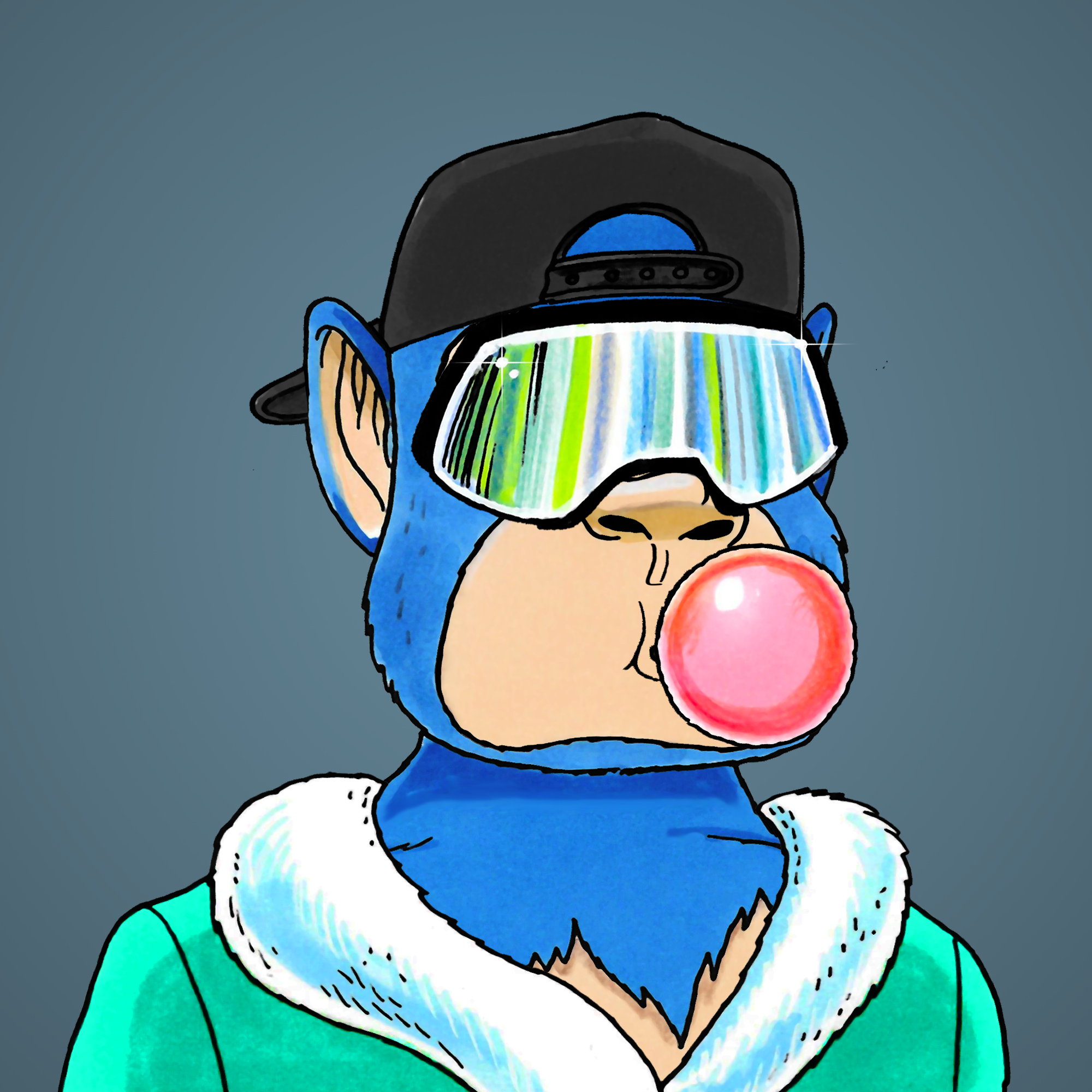 George Trosley - Jungle Freaks - Jungle Freak 2045 - NFT # 2045