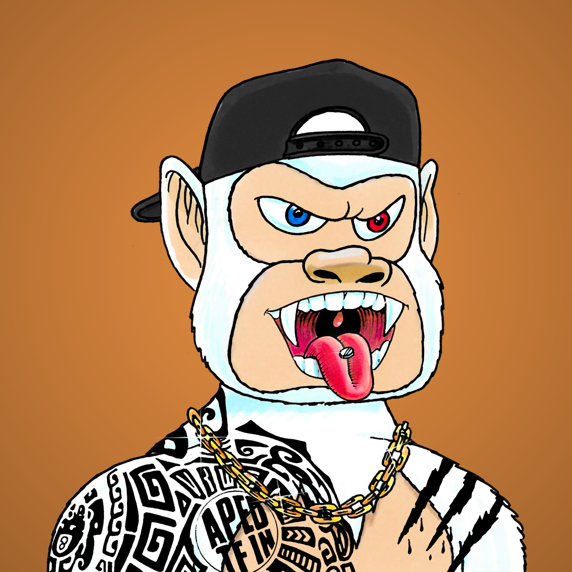 George Trosley - Jungle Freaks - Jungle Freak 2052 - NFT # 2052