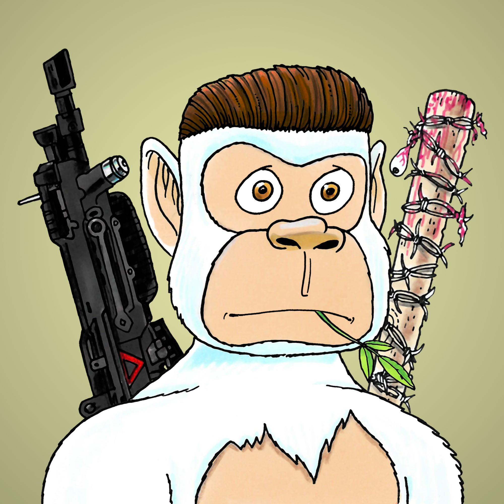 George Trosley - Jungle Freaks - Jungle Freak 2054 - NFT # 2054