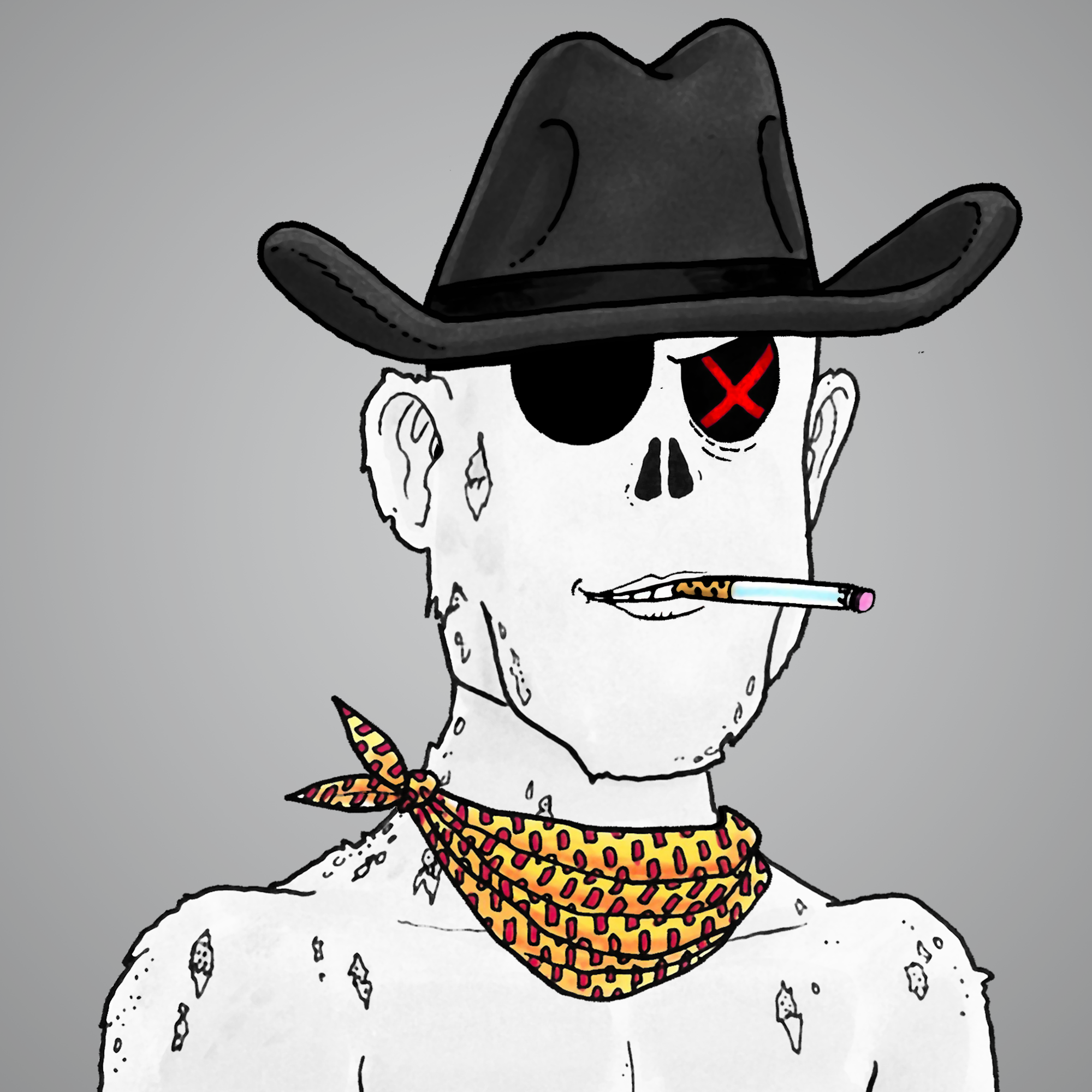 George Trosley - Jungle Freaks - Jungle Freak 206 - NFT # 206