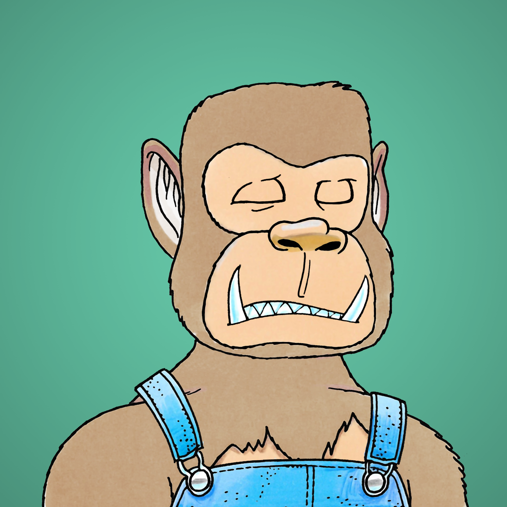 George Trosley - Jungle Freaks - Jungle Freak 2069 - NFT # 2069