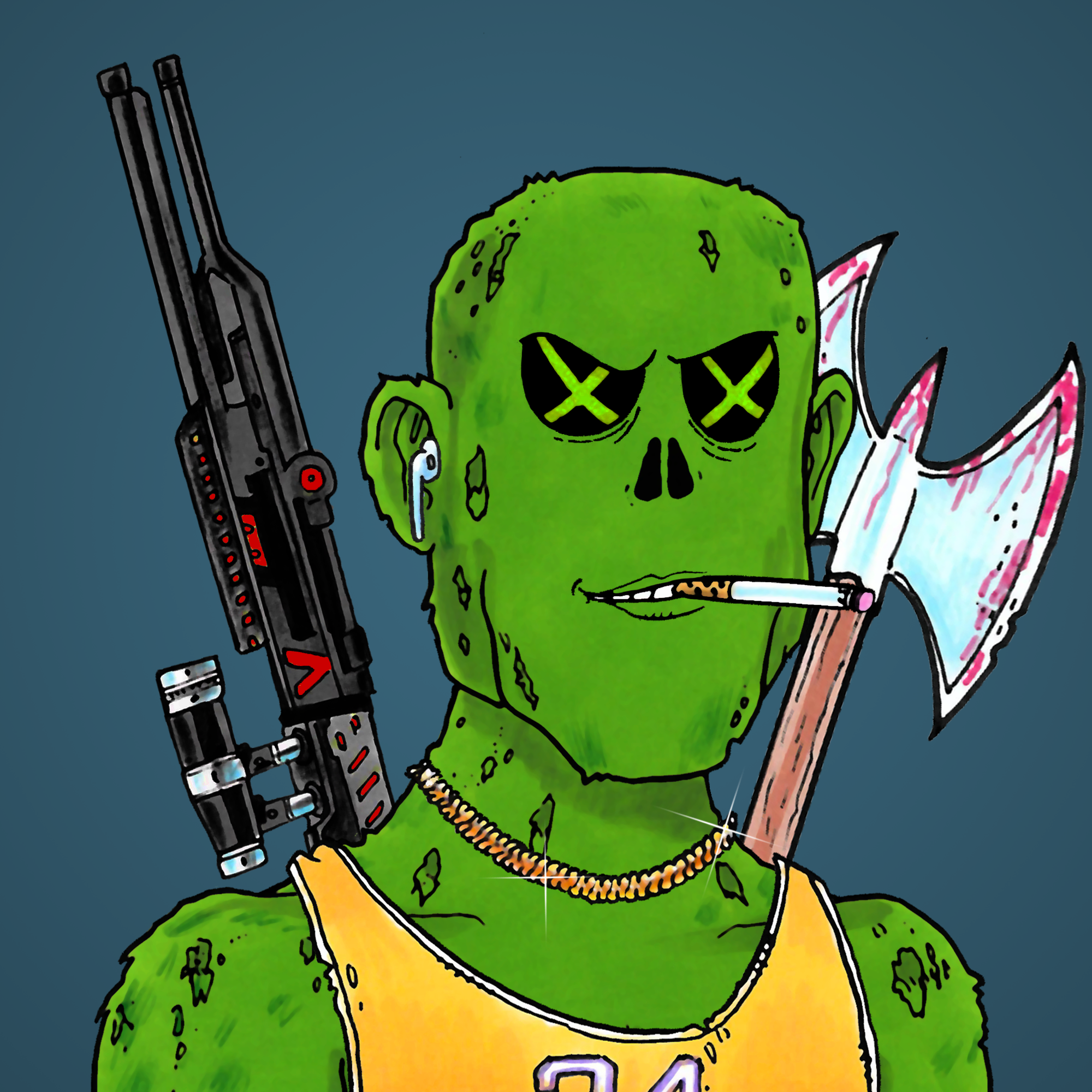 George Trosley - Jungle Freaks - Jungle Freak 207 - NFT # 207