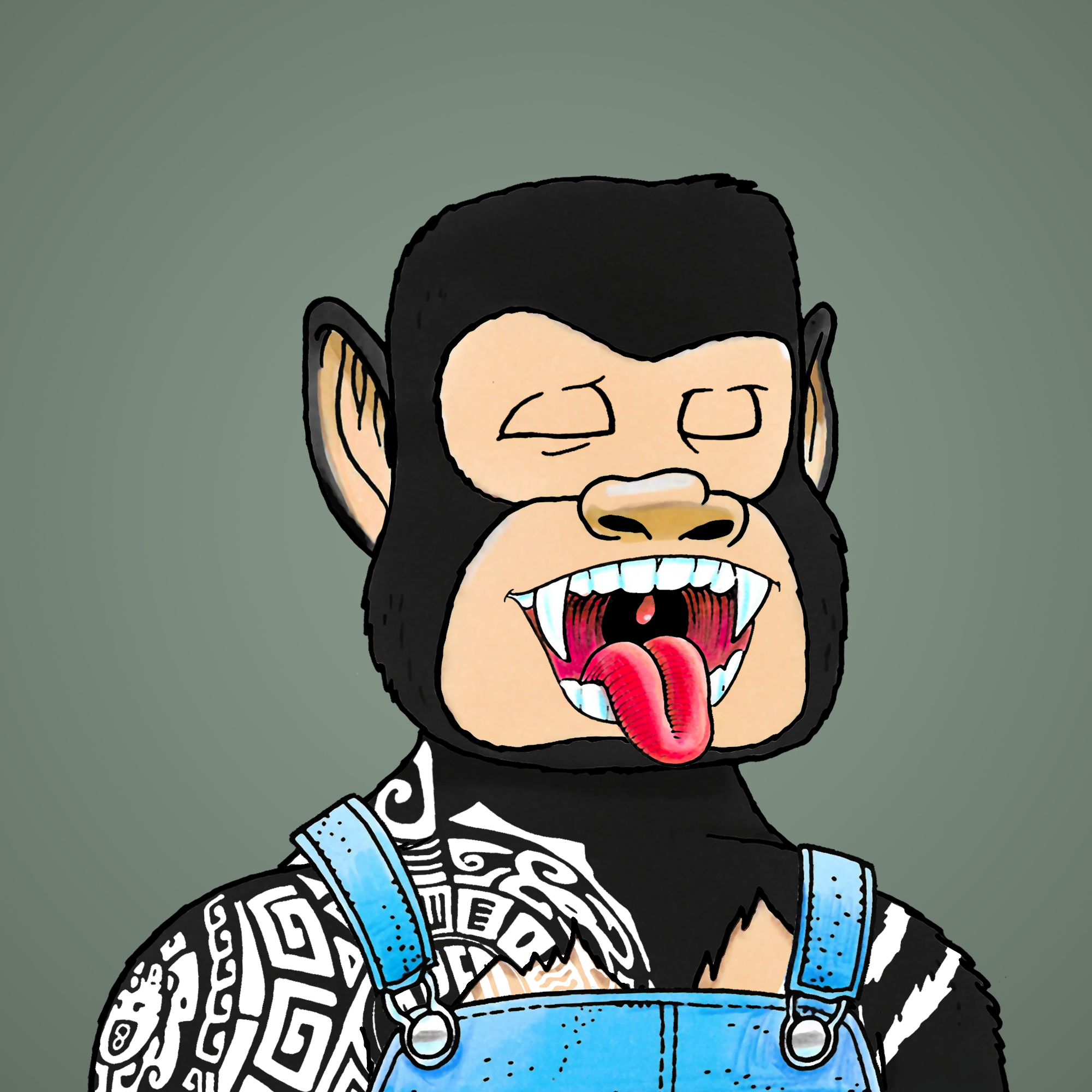 George Trosley - Jungle Freaks - Jungle Freak 2071 - NFT # 2071