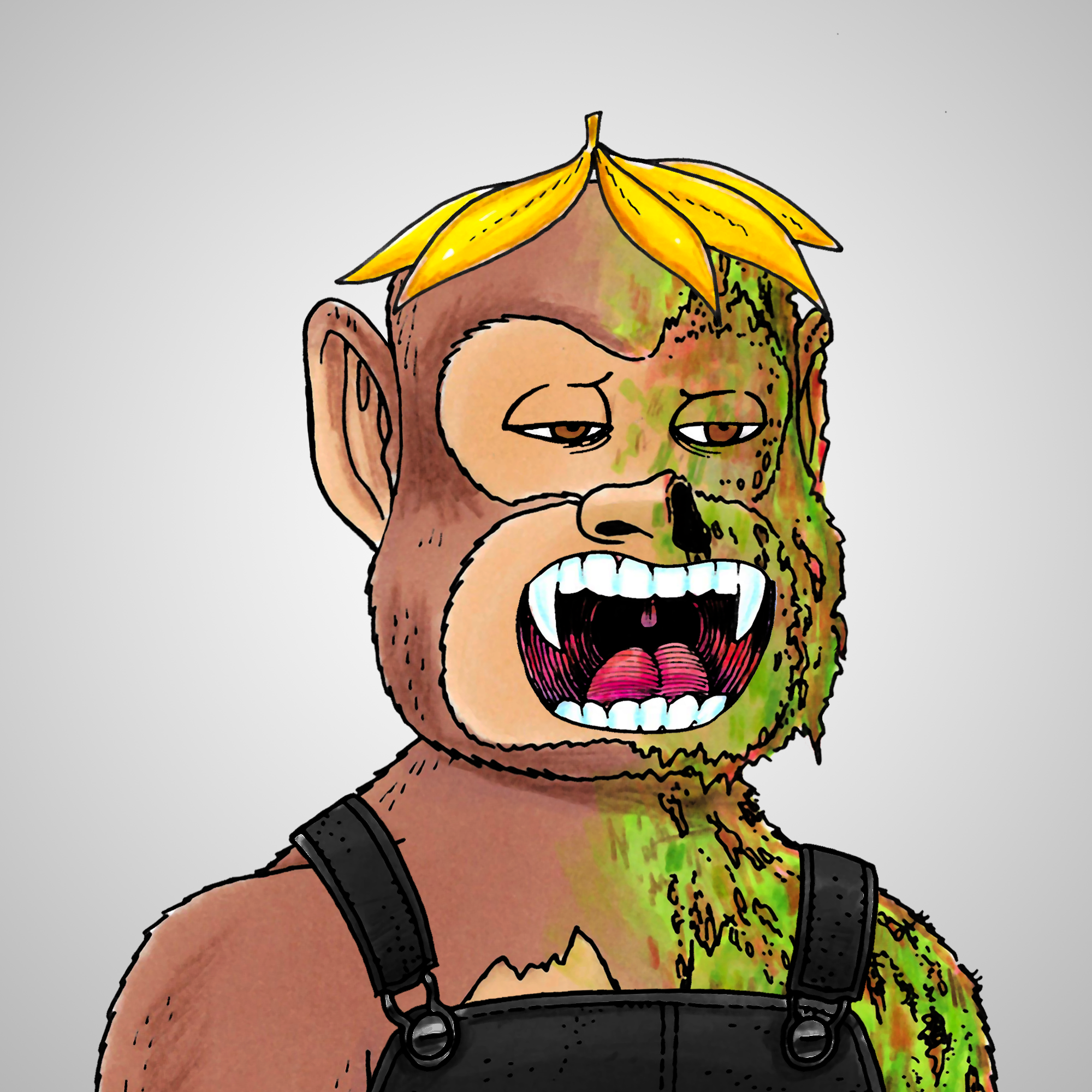 George Trosley - Jungle Freaks - Jungle Freak 2073 - NFT # 2073