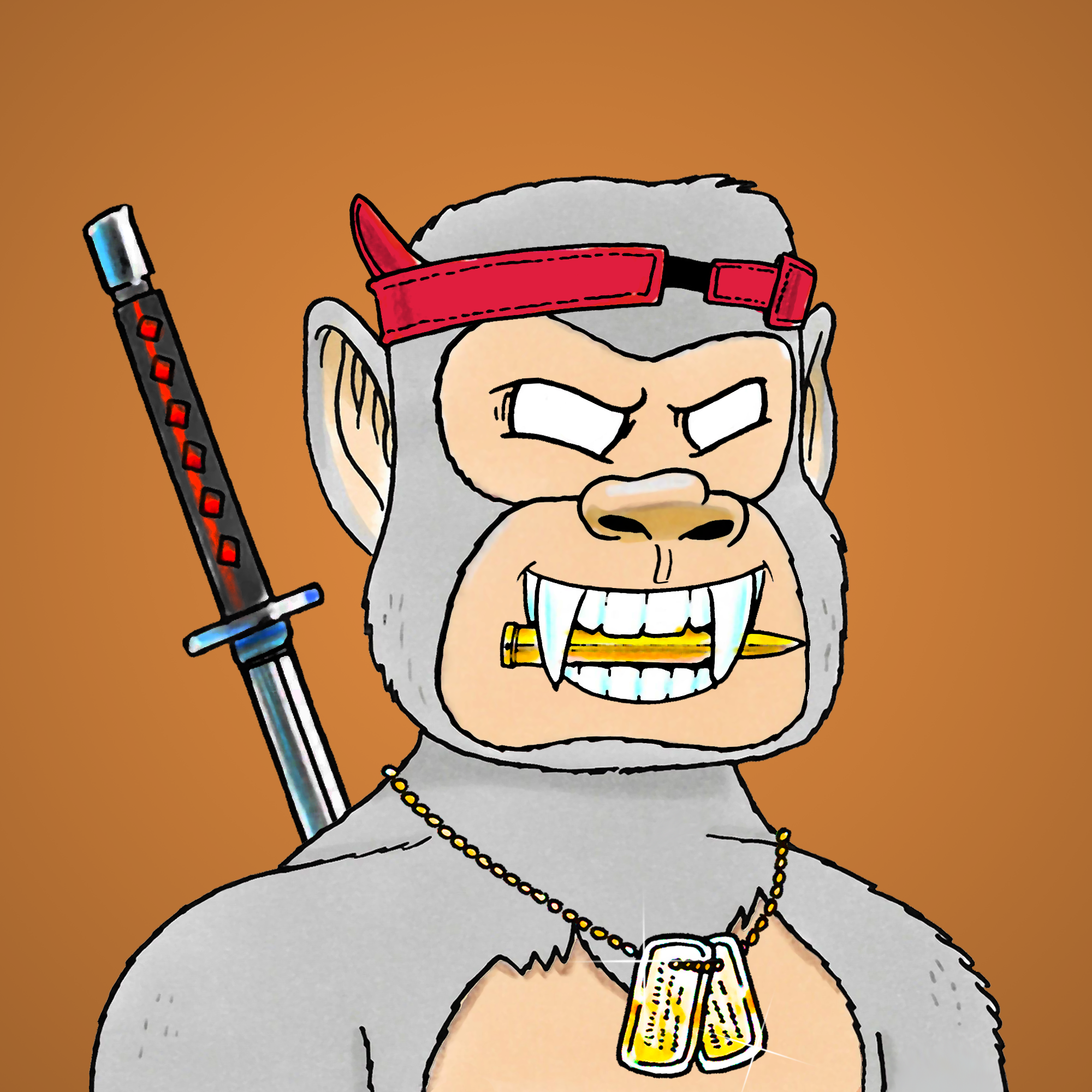 George Trosley - Jungle Freaks - Jungle Freak 2079 - NFT # 2079