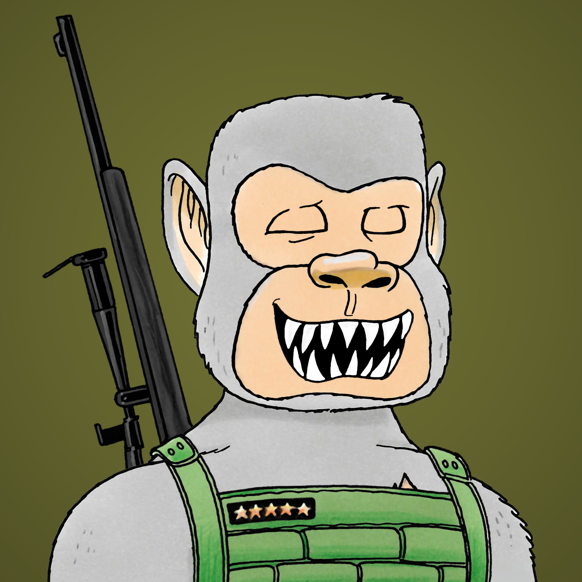 George Trosley - Jungle Freaks - Jungle Freak 208 - NFT # 208