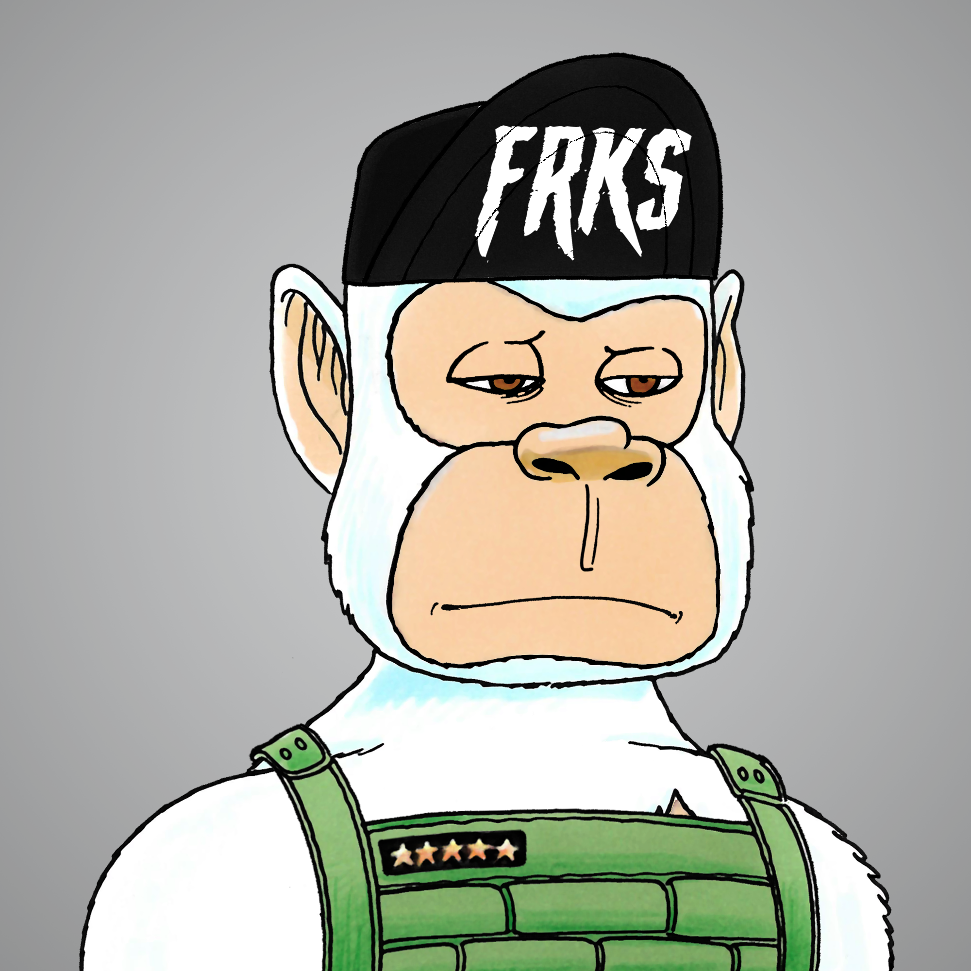 George Trosley - Jungle Freaks - Jungle Freak 2080 - NFT # 2080