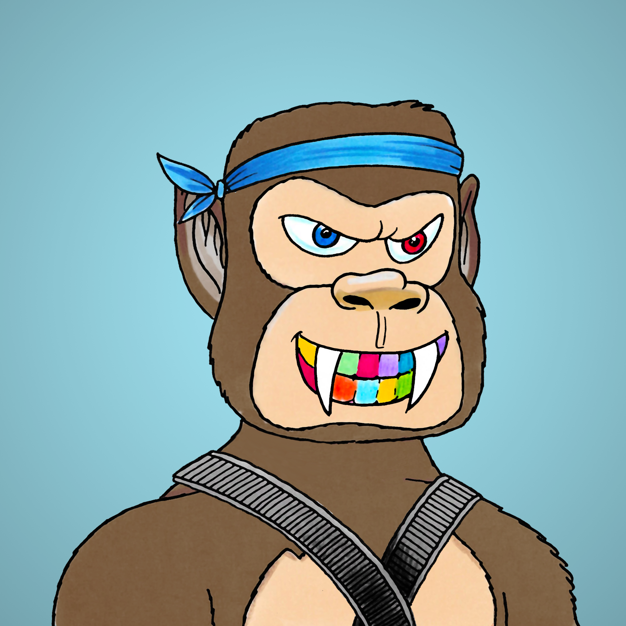 George Trosley - Jungle Freaks - Jungle Freak 2083 - NFT # 2083