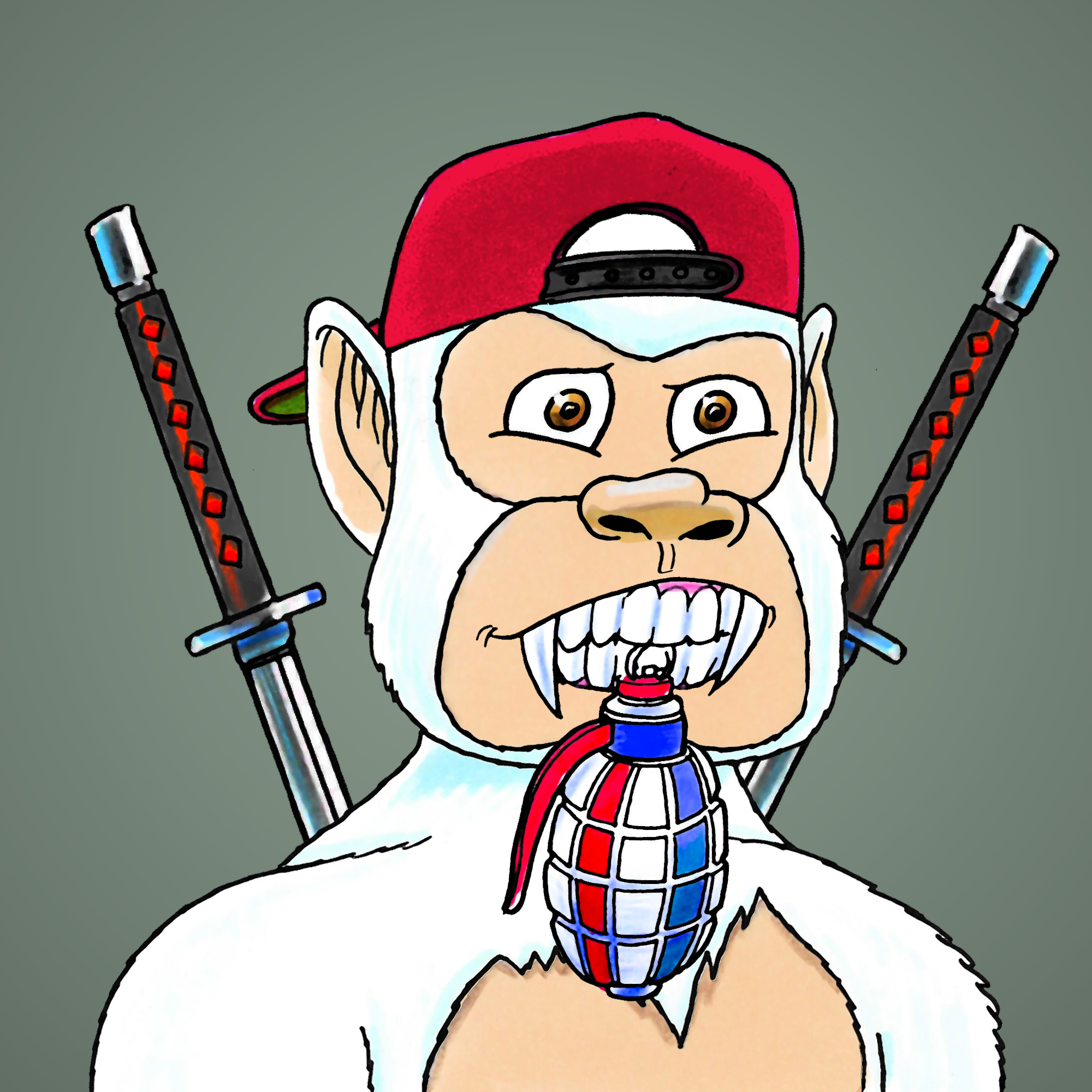 George Trosley - Jungle Freaks - Jungle Freak 2087 - NFT # 2087