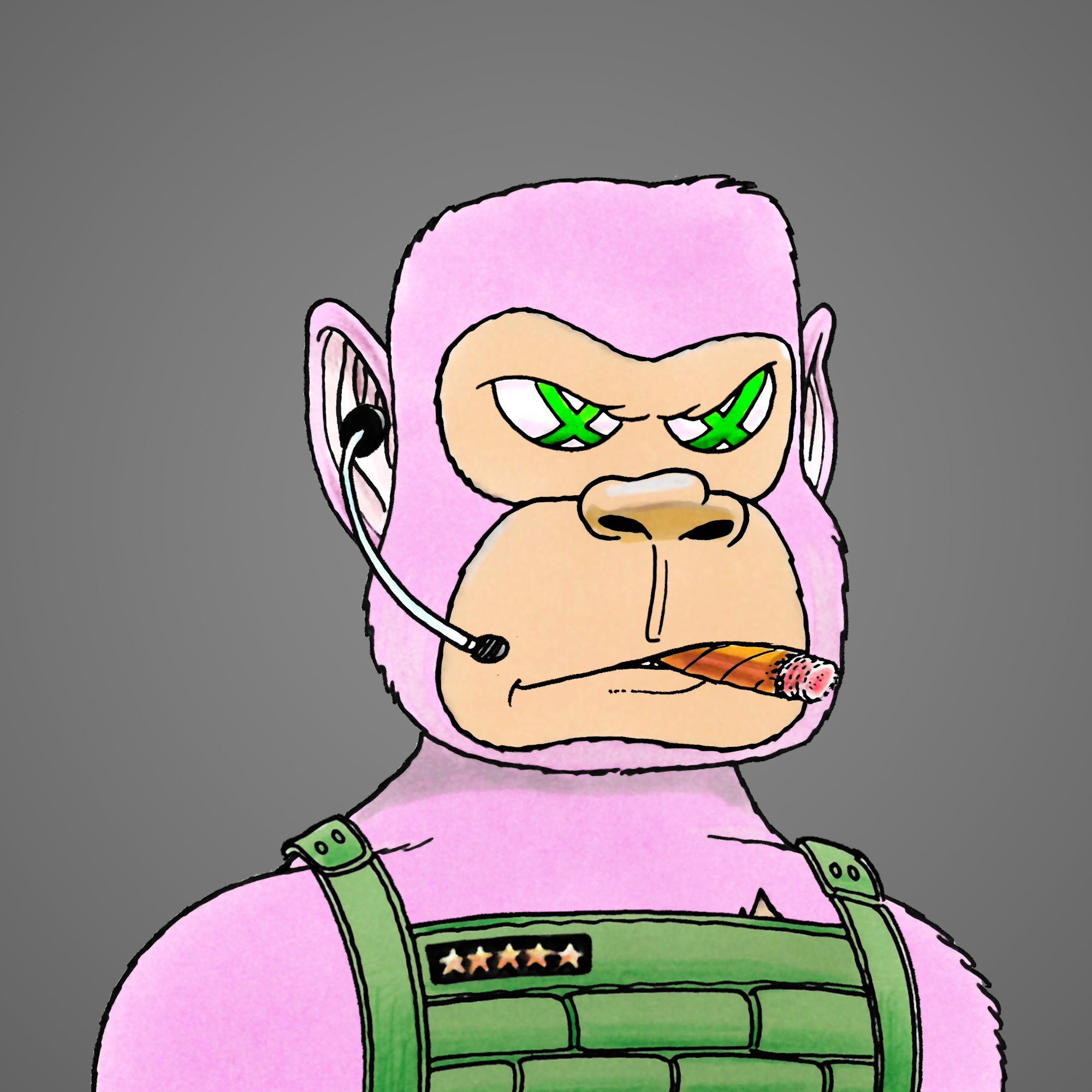 George Trosley - Jungle Freaks - Jungle Freak 2089 - NFT # 2089