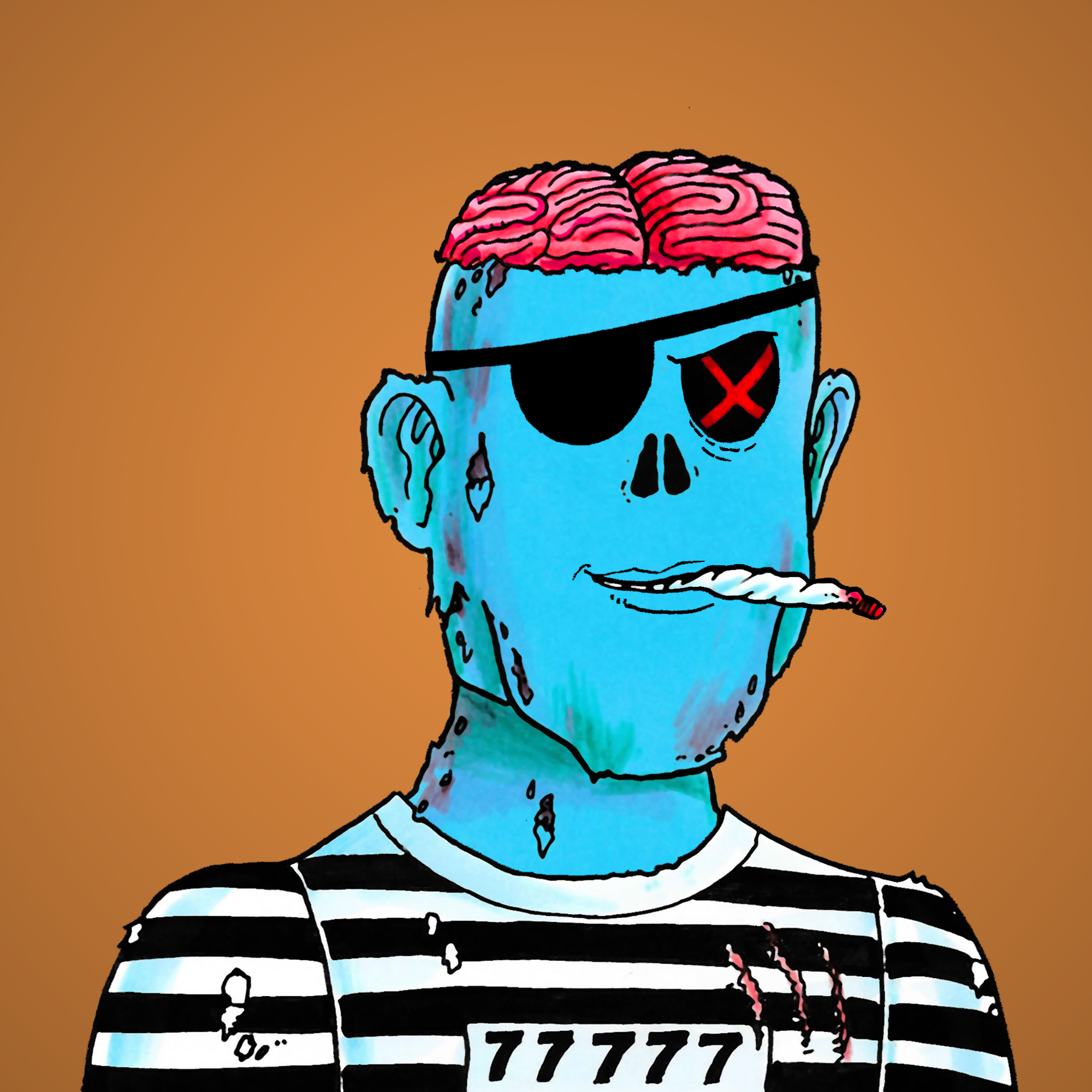 George Trosley - Jungle Freaks - Jungle Freak 2091 - NFT # 2091