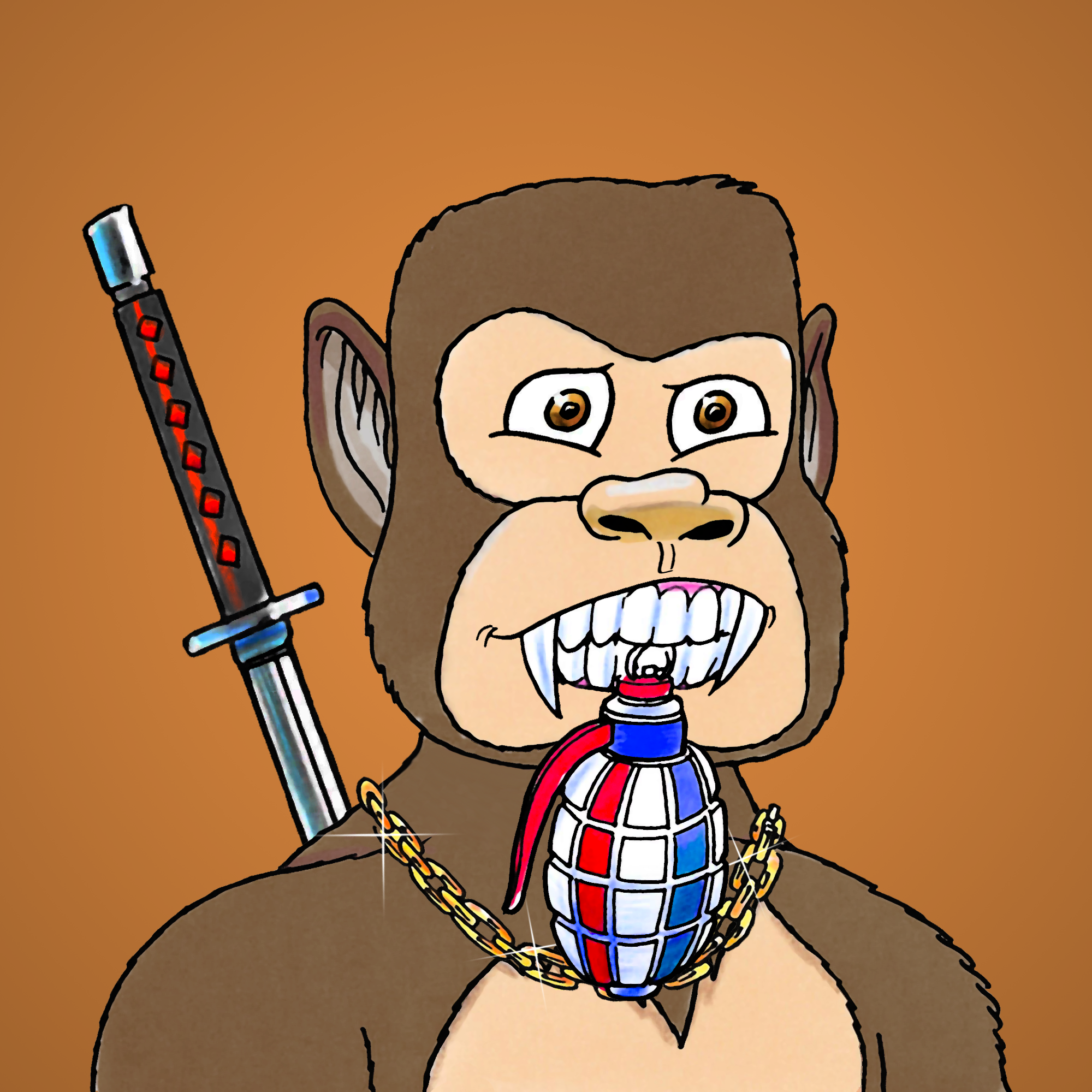 George Trosley - Jungle Freaks - Jungle Freak 2096 - NFT # 2096