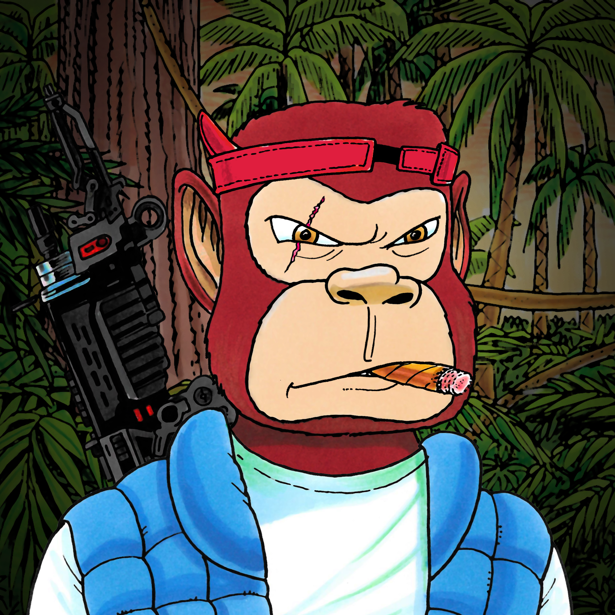 George Trosley - Jungle Freaks - Jungle Freak 2097 - NFT # 2097