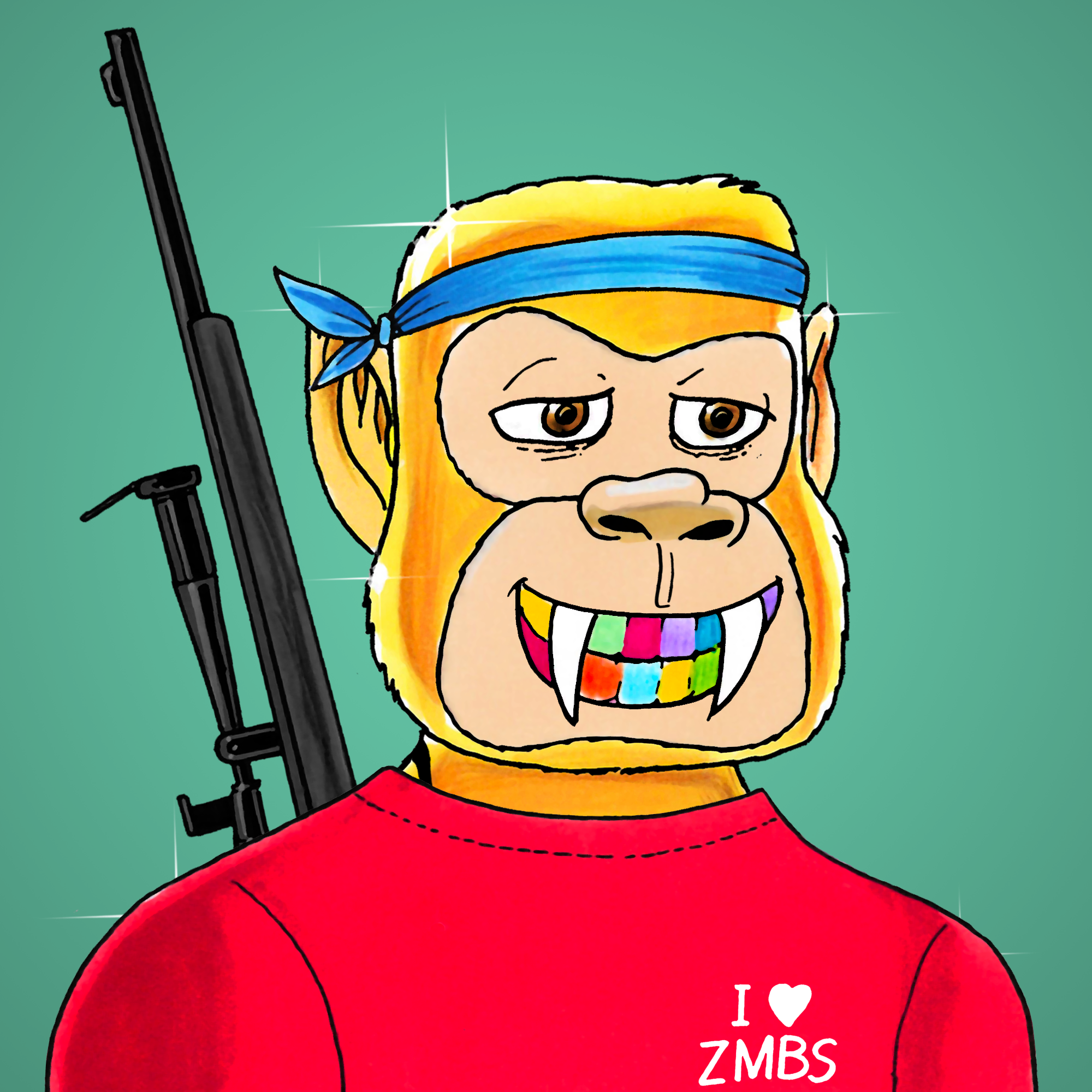 George Trosley - Jungle Freaks - Jungle Freak 210 - NFT # 210