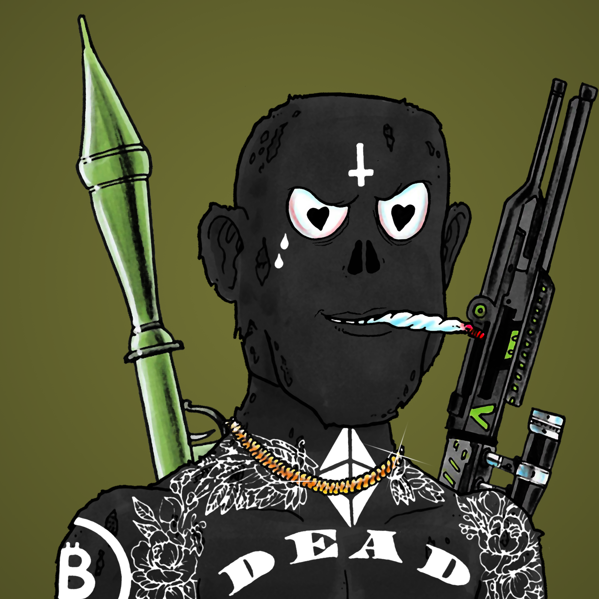 George Trosley - Jungle Freaks - Jungle Freak 2101 - NFT # 2101