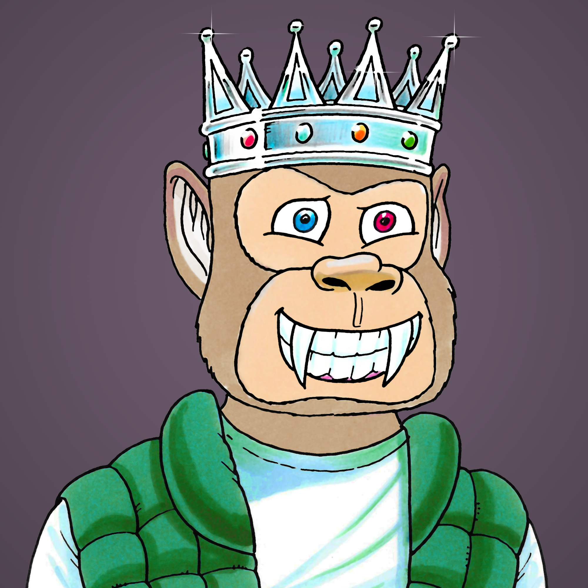 George Trosley - Jungle Freaks - Jungle Freak 2109 - NFT # 2109