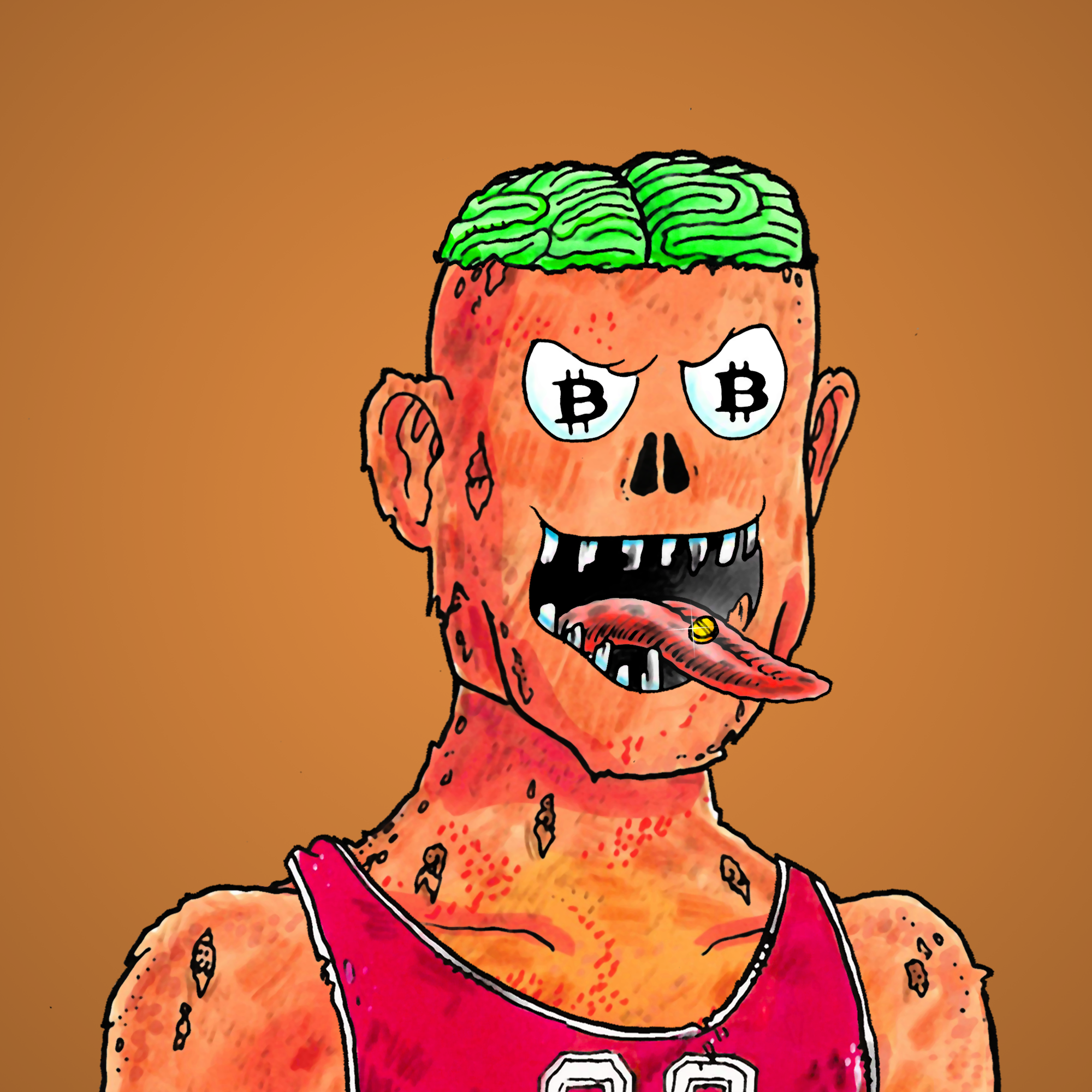 George Trosley - Jungle Freaks - Jungle Freak 2115 - NFT # 2115