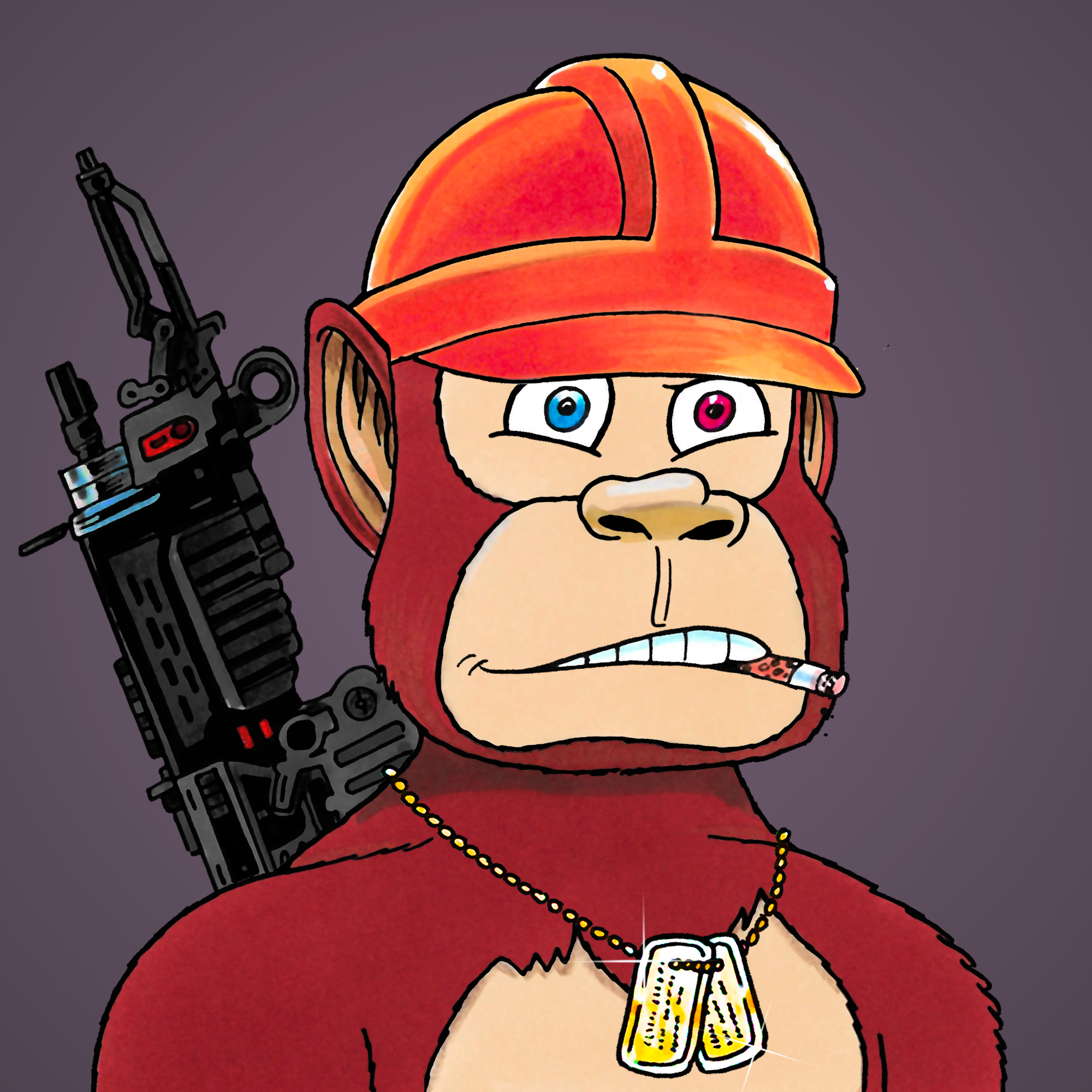 George Trosley - Jungle Freaks - Jungle Freak 2119 - NFT # 2119