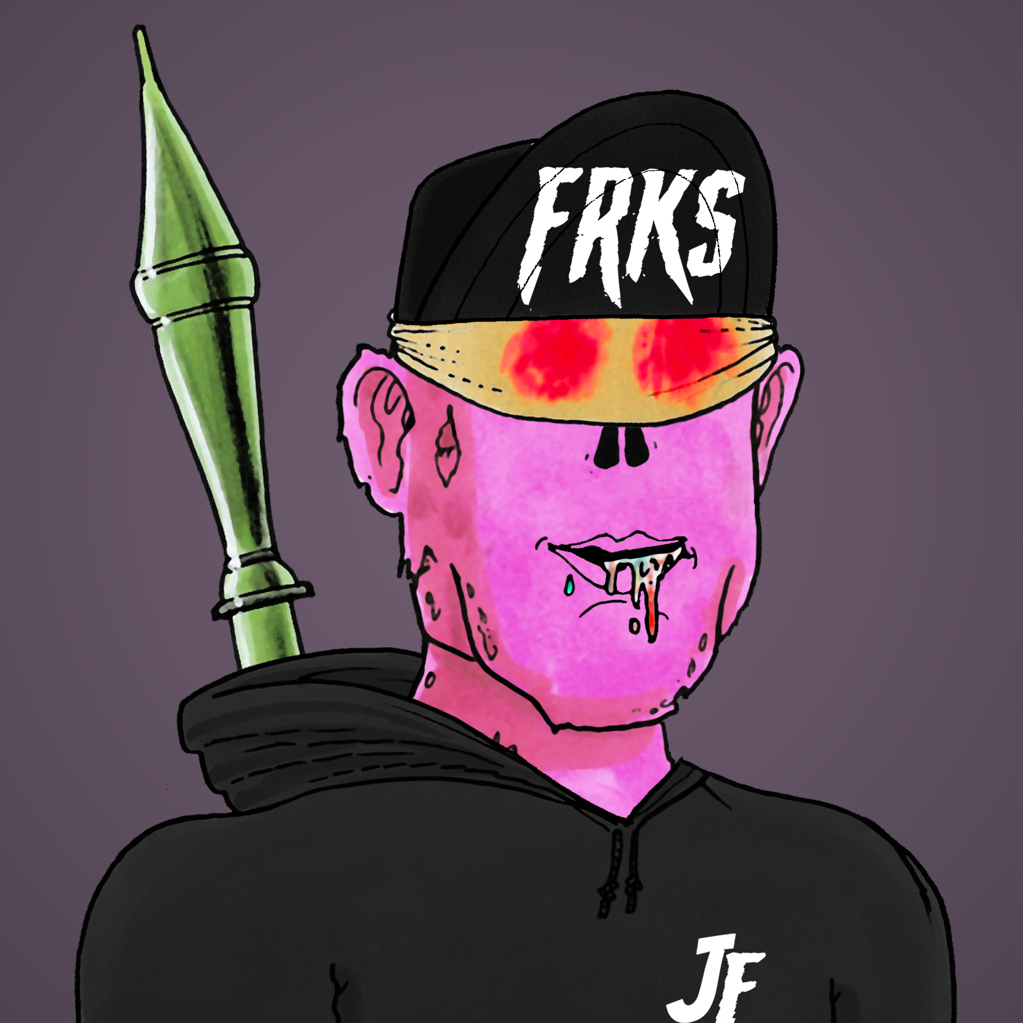 George Trosley - Jungle Freaks - Jungle Freak 2121 - NFT # 2121