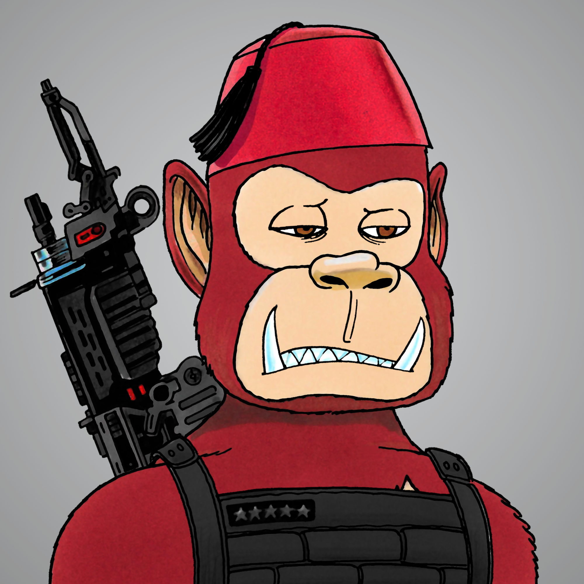 George Trosley - Jungle Freaks - Jungle Freak 2124 - NFT # 2124