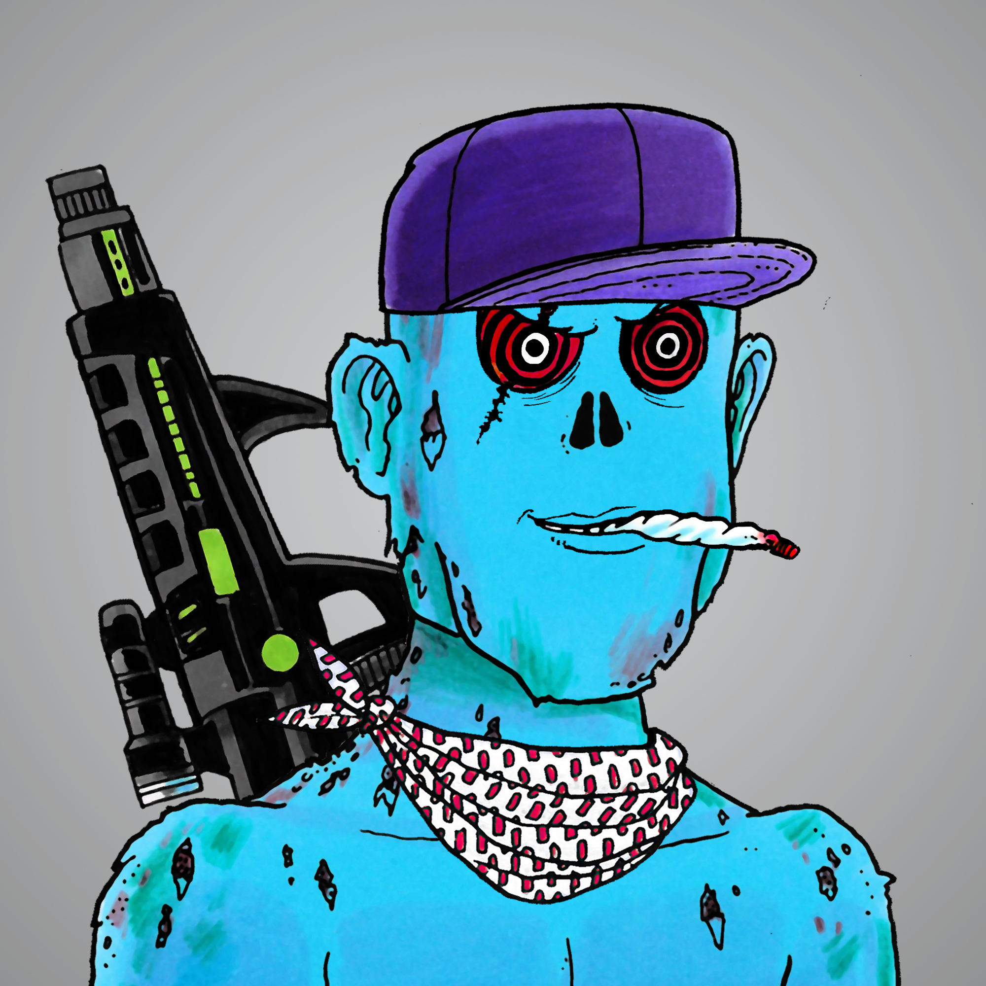 George Trosley - Jungle Freaks - Jungle Freak 2133 - NFT # 2133