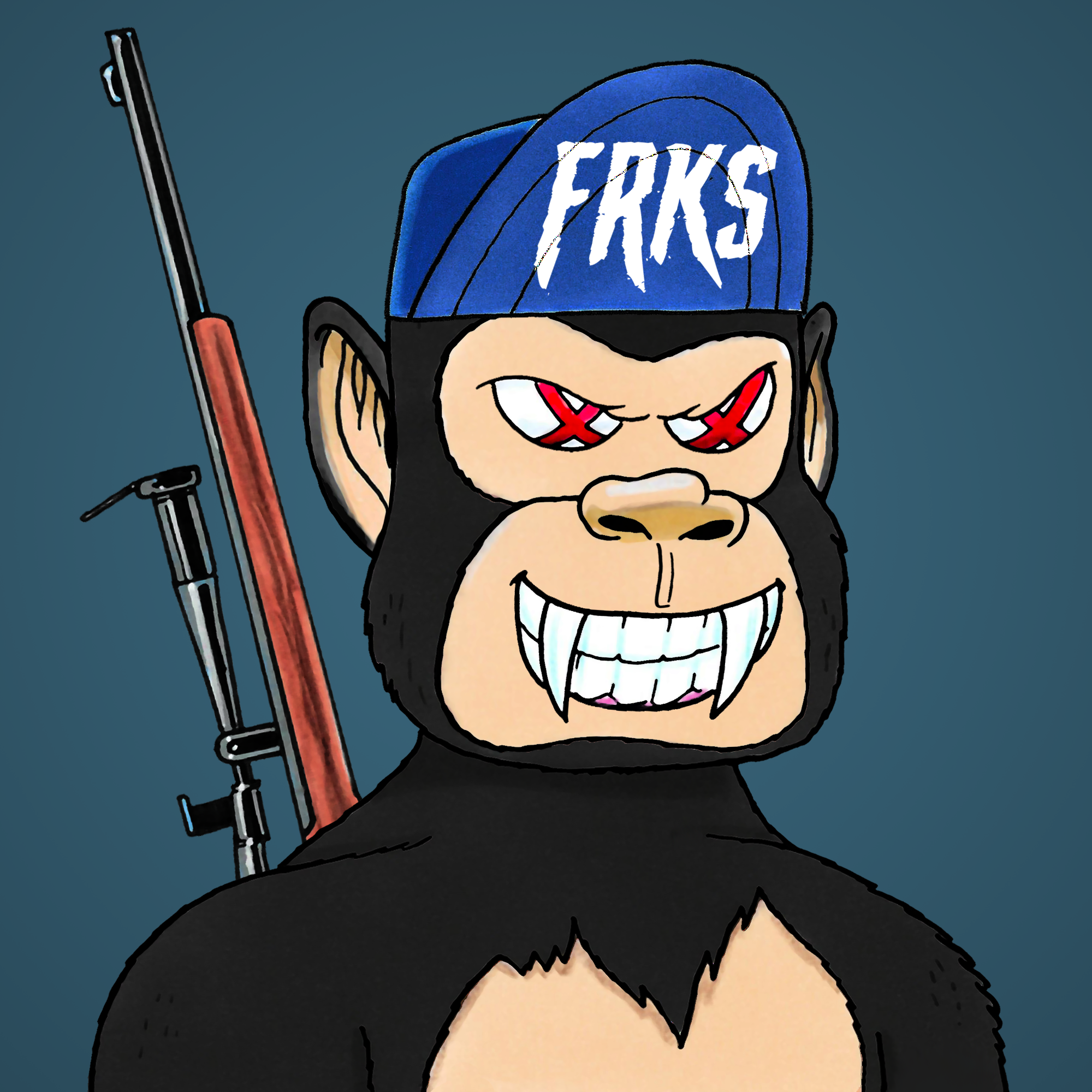 George Trosley - Jungle Freaks - Jungle Freak 2134 - NFT # 2134