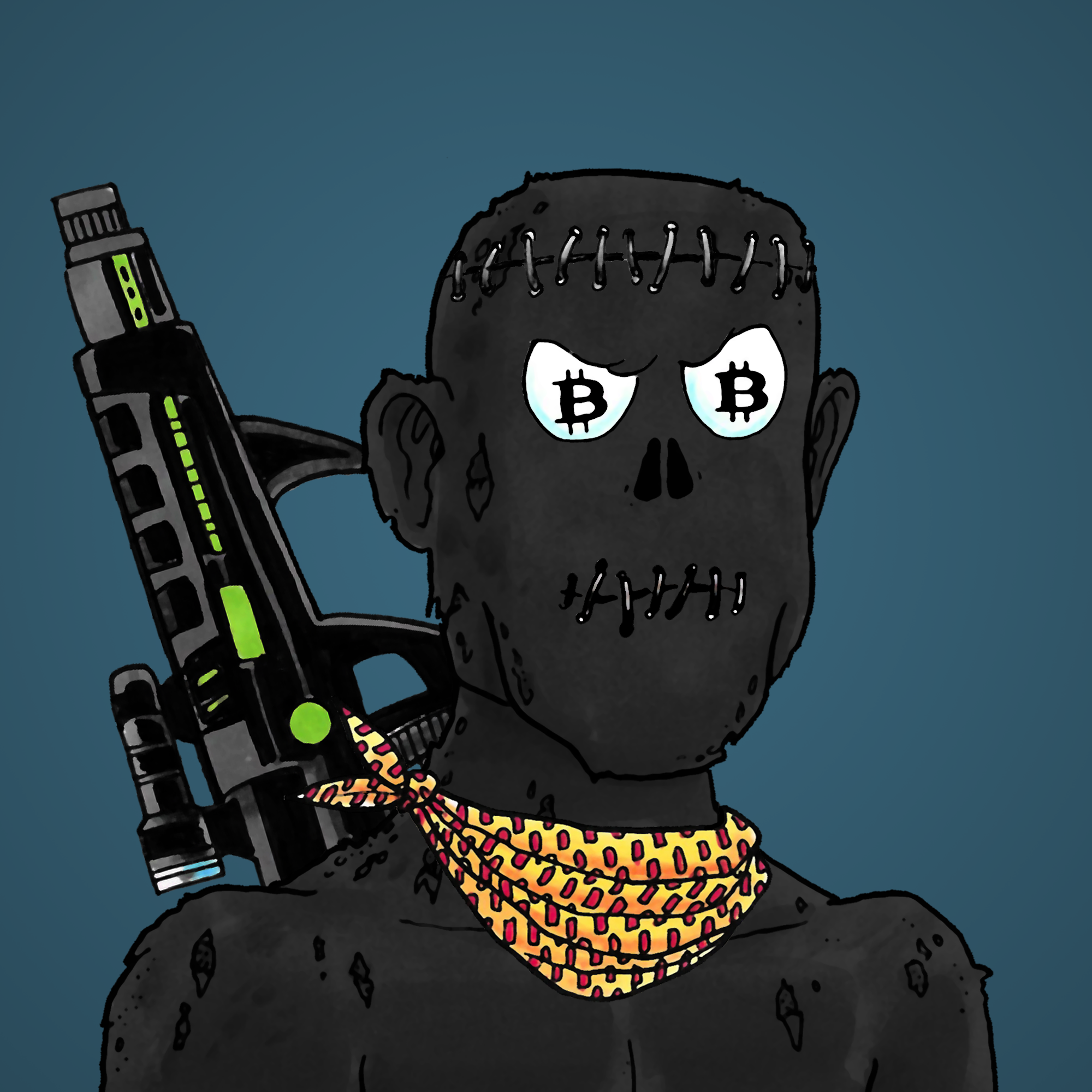 George Trosley - Jungle Freaks - Jungle Freak 2135 - NFT # 2135