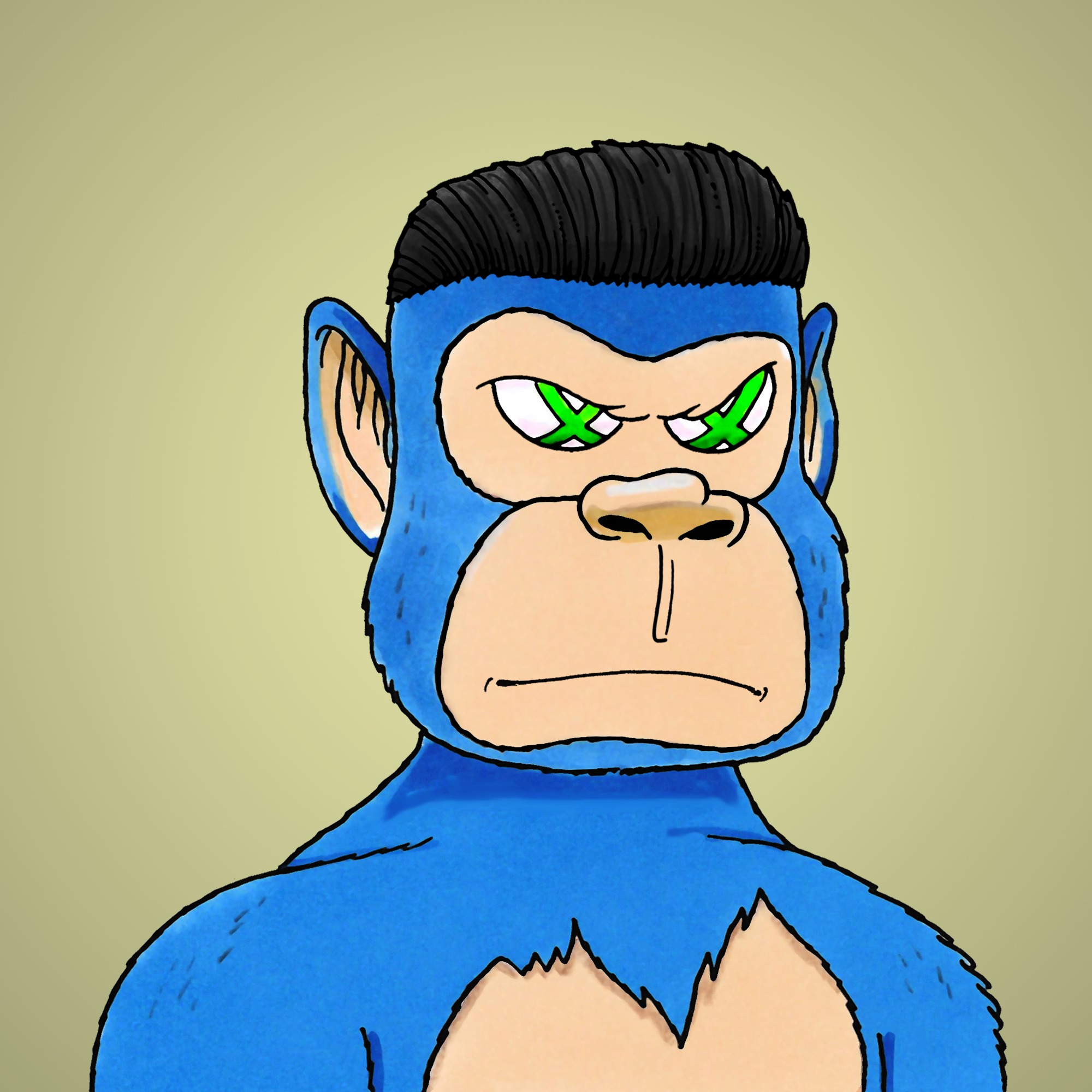 George Trosley - Jungle Freaks - Jungle Freak 2136 - NFT # 2136