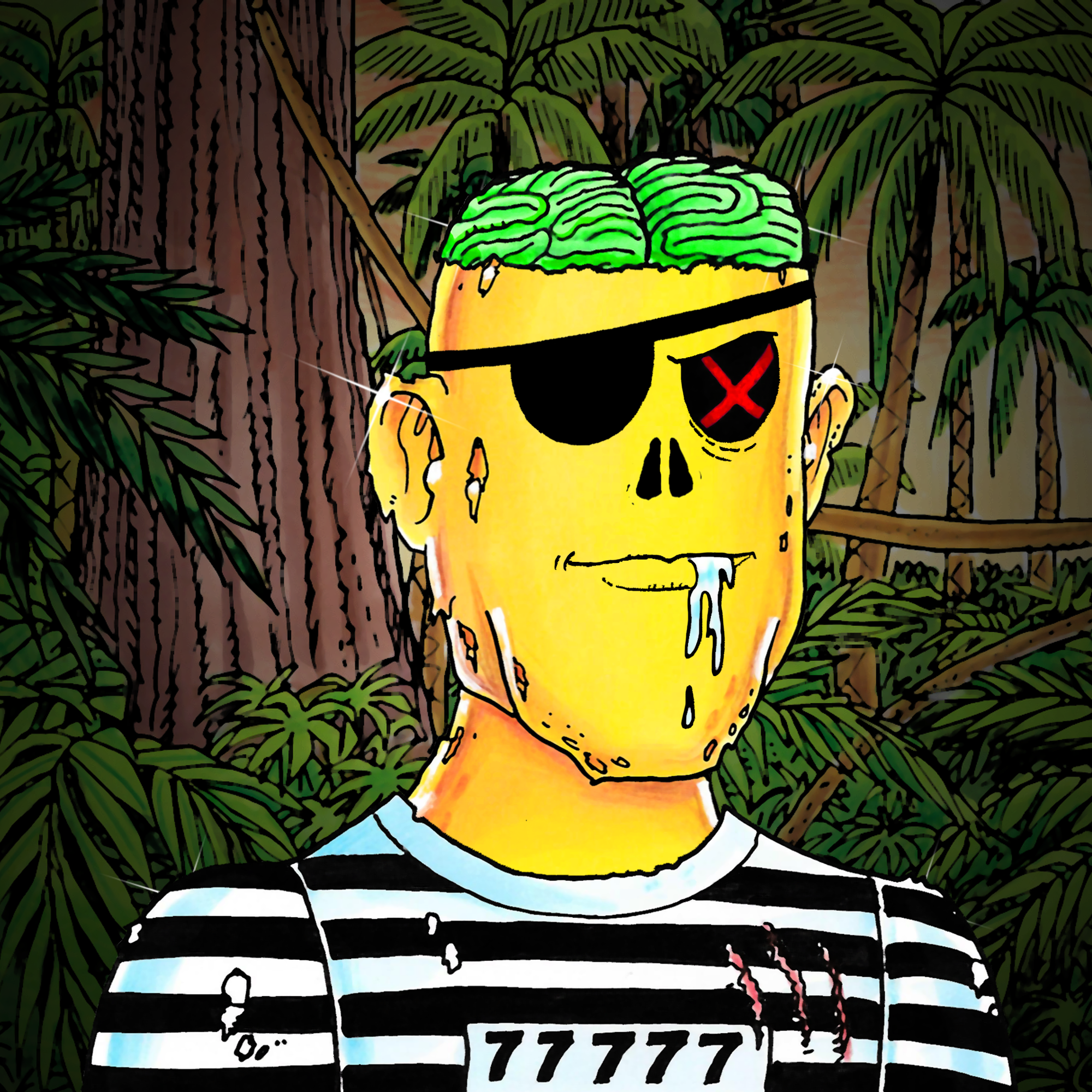 George Trosley - Jungle Freaks - Jungle Freak 2142 - NFT # 2142