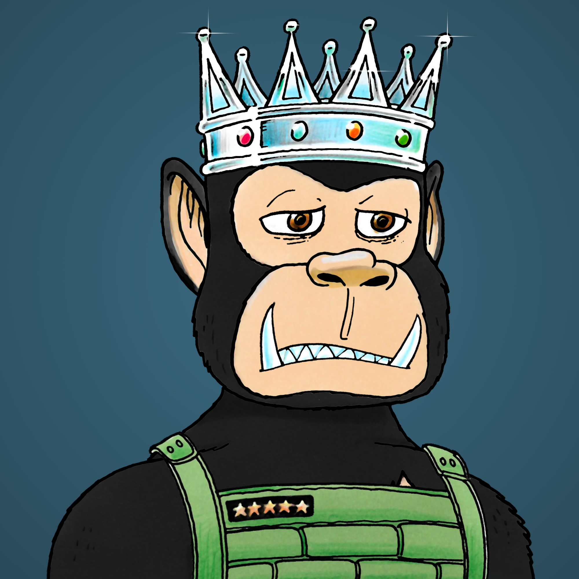 George Trosley - Jungle Freaks - Jungle Freak 2143 - NFT # 2143