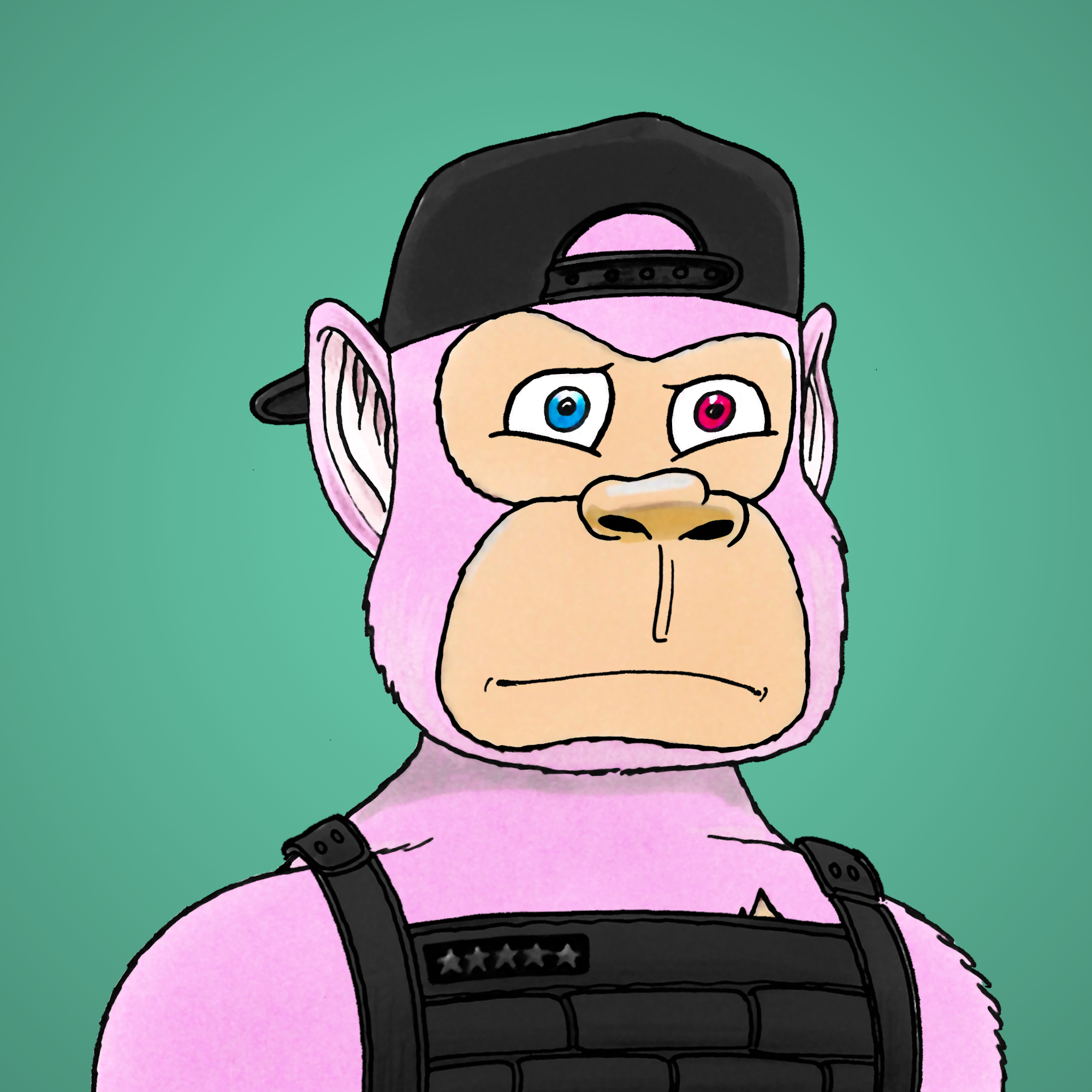 George Trosley - Jungle Freaks - Jungle Freak 2148 - NFT # 2148