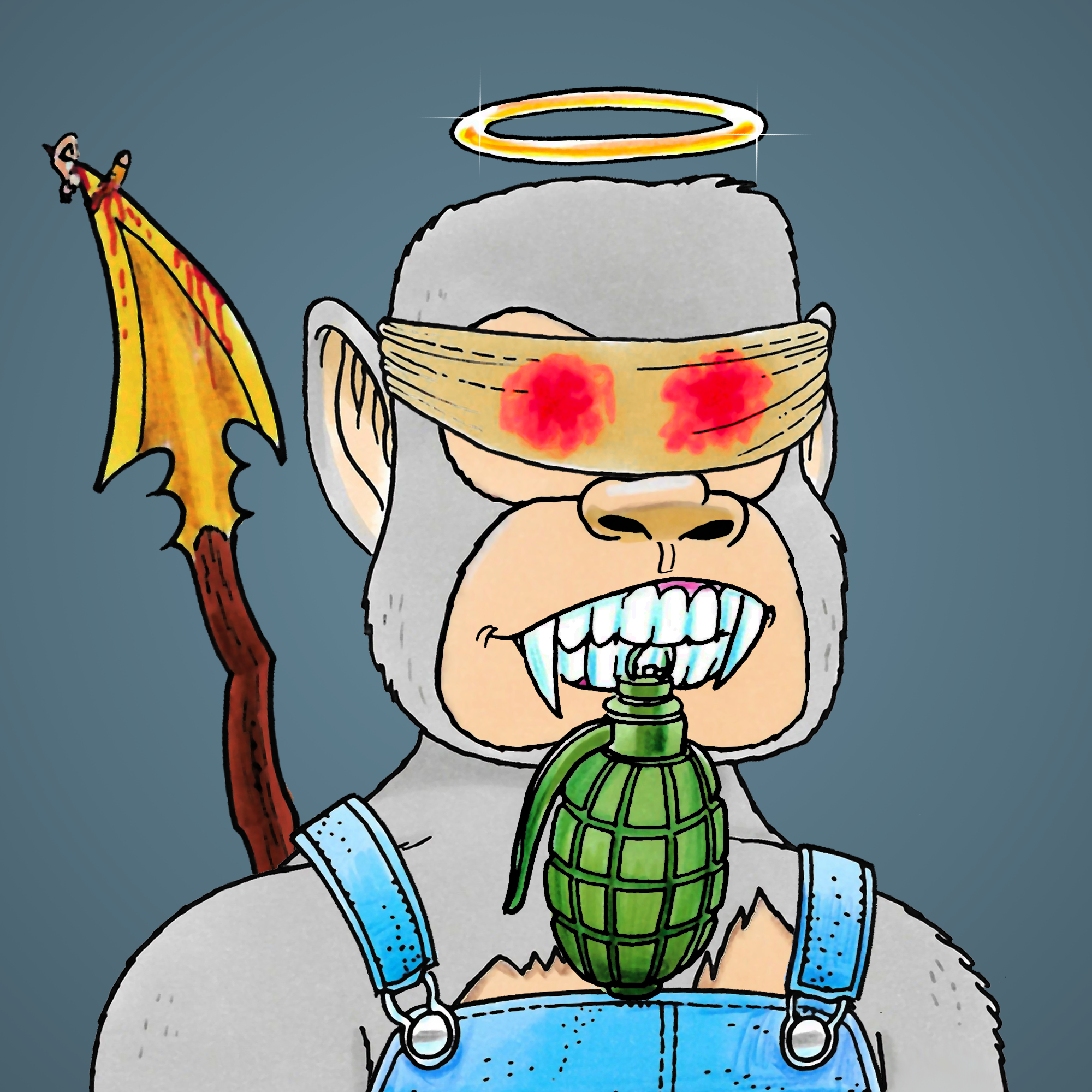 George Trosley - Jungle Freaks - Jungle Freak 2149 - NFT # 2149