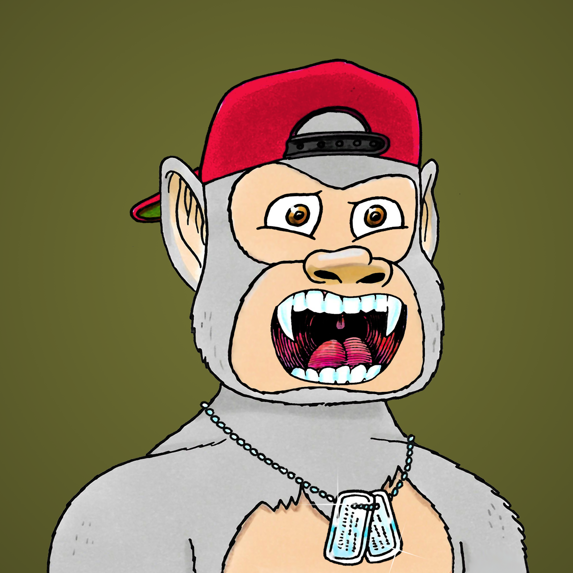 George Trosley - Jungle Freaks - Jungle Freak 215 - NFT # 215