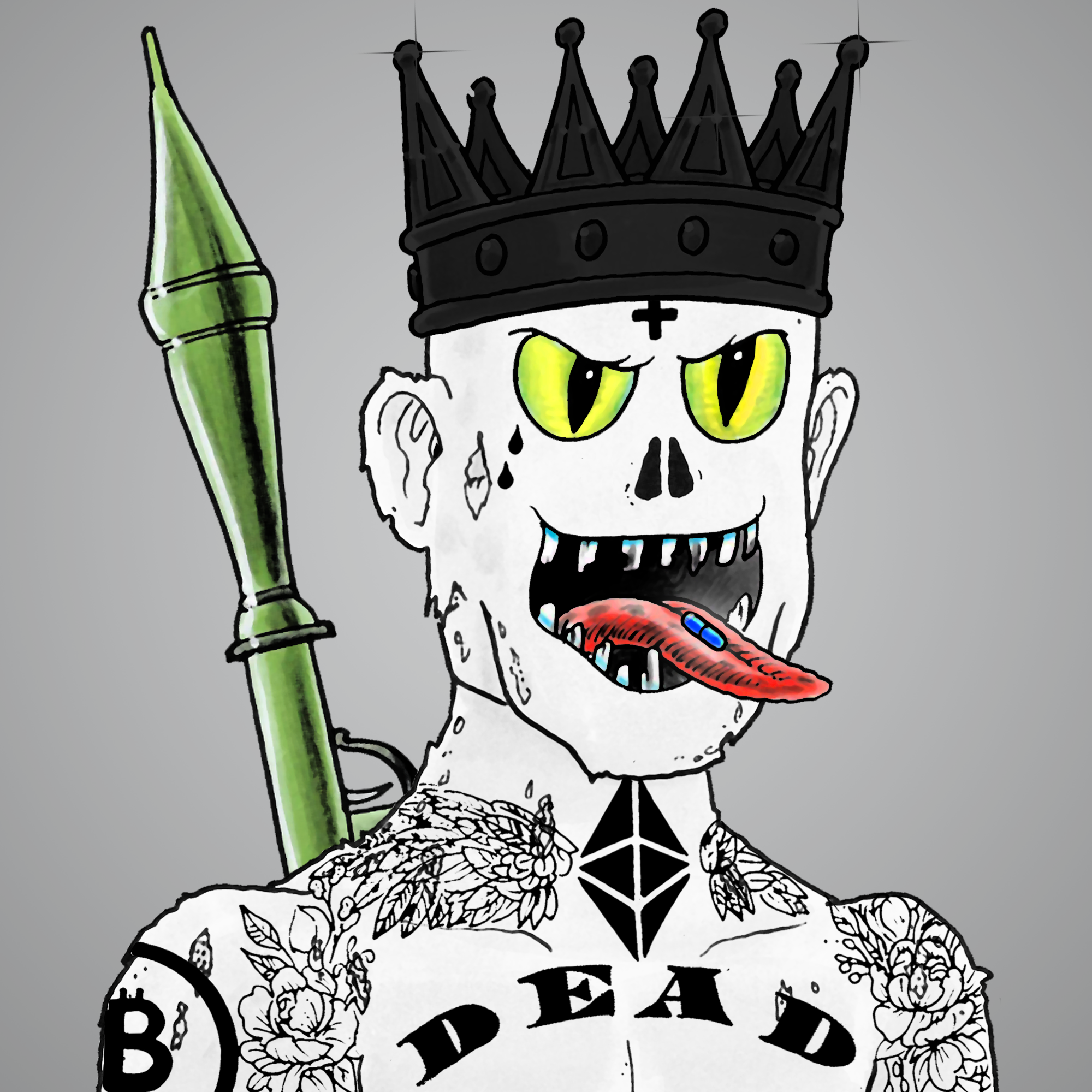 George Trosley - Jungle Freaks - Jungle Freak 2166 - NFT # 2166