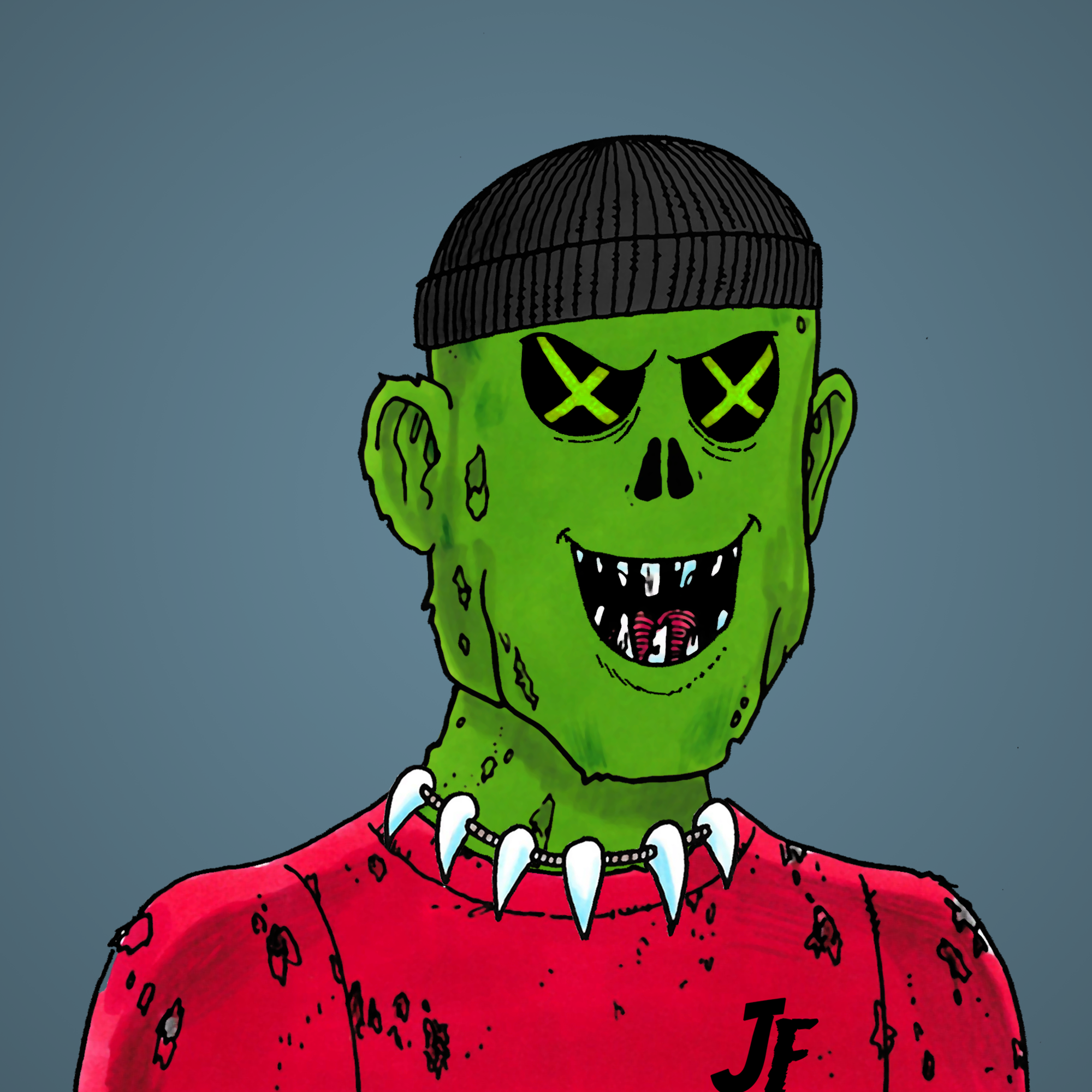 George Trosley - Jungle Freaks - Jungle Freak 2171 - NFT # 2171