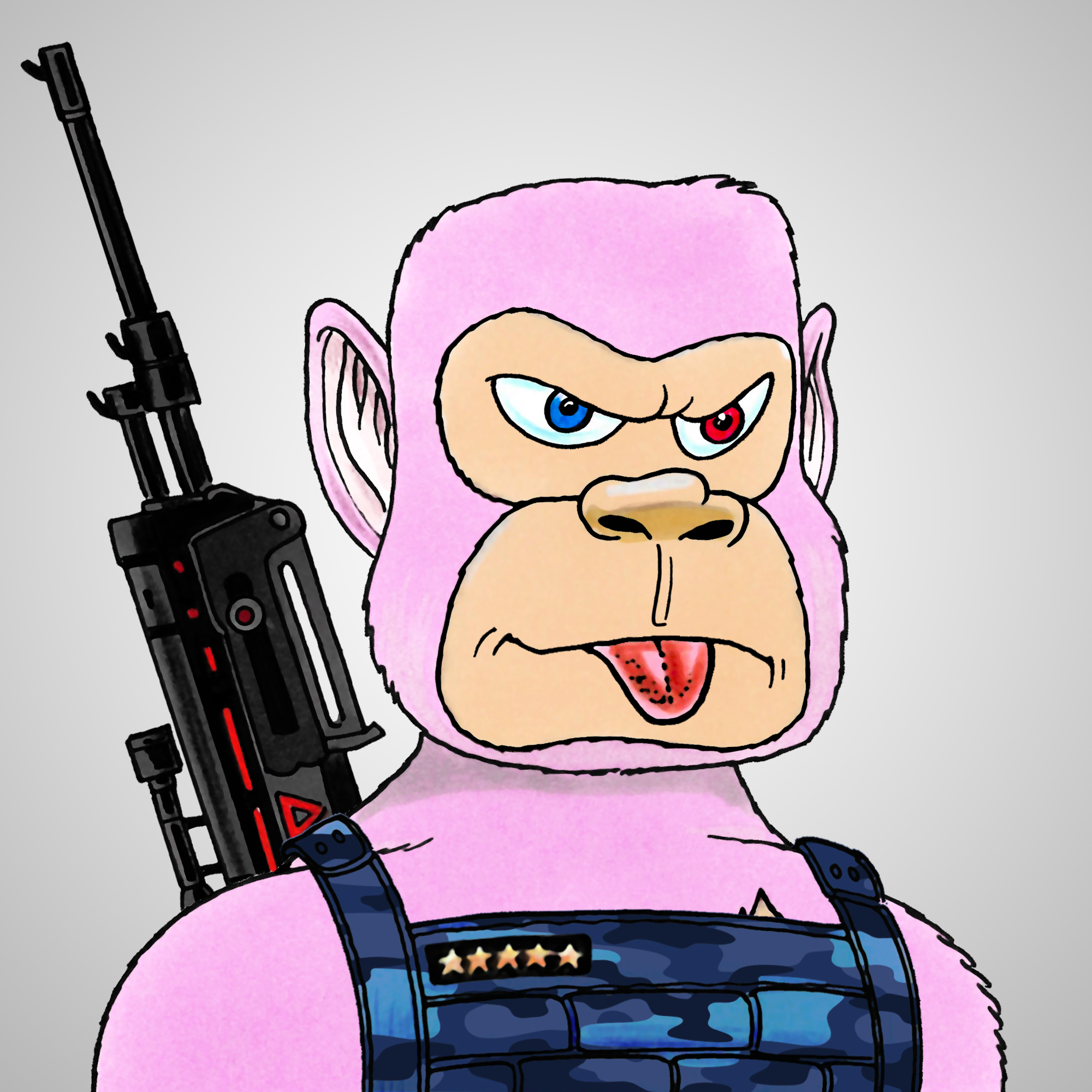 George Trosley - Jungle Freaks - Jungle Freak 2173 - NFT # 2173