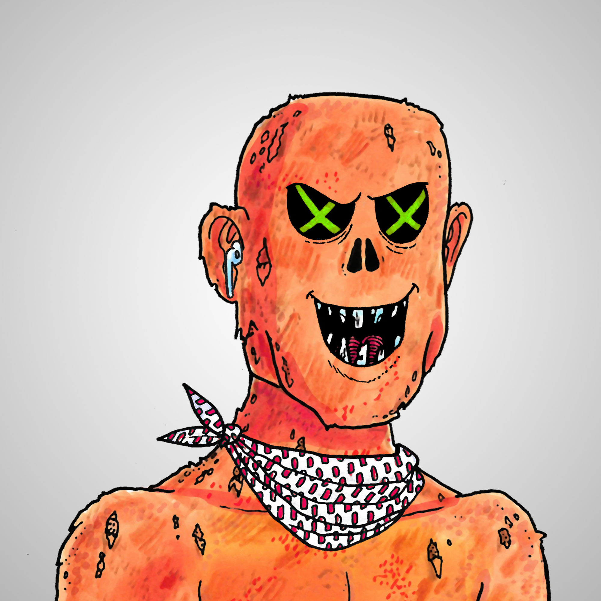 George Trosley - Jungle Freaks - Jungle Freak 2175 - NFT # 2175