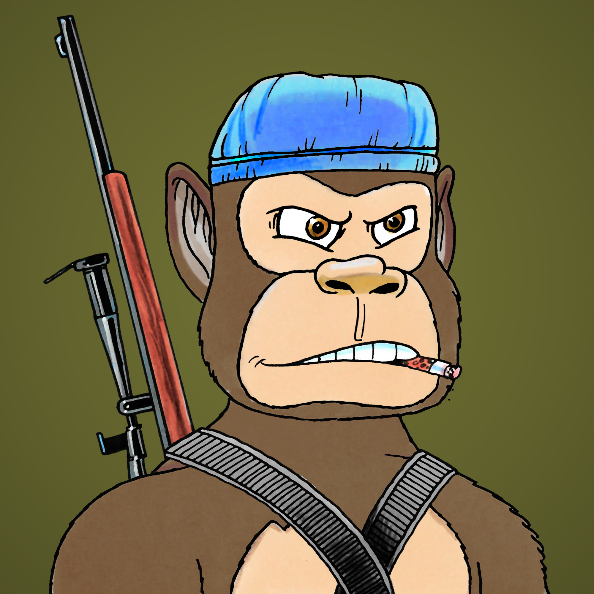 George Trosley - Jungle Freaks - Jungle Freak 2179 - NFT # 2179