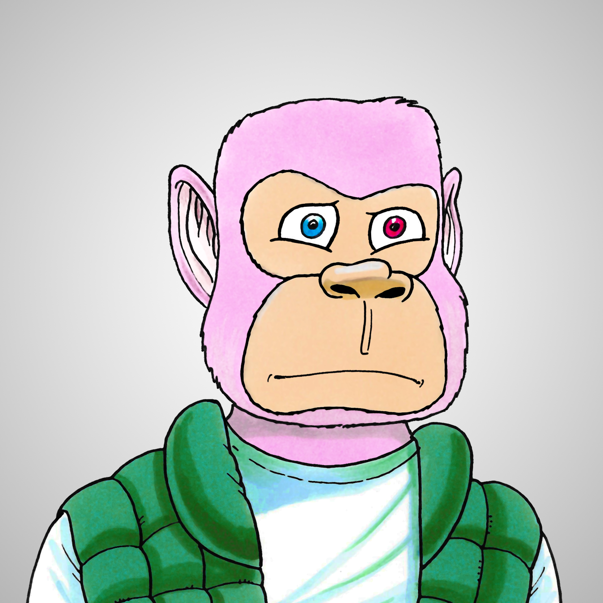 George Trosley - Jungle Freaks - Jungle Freak 2182 - NFT # 2182