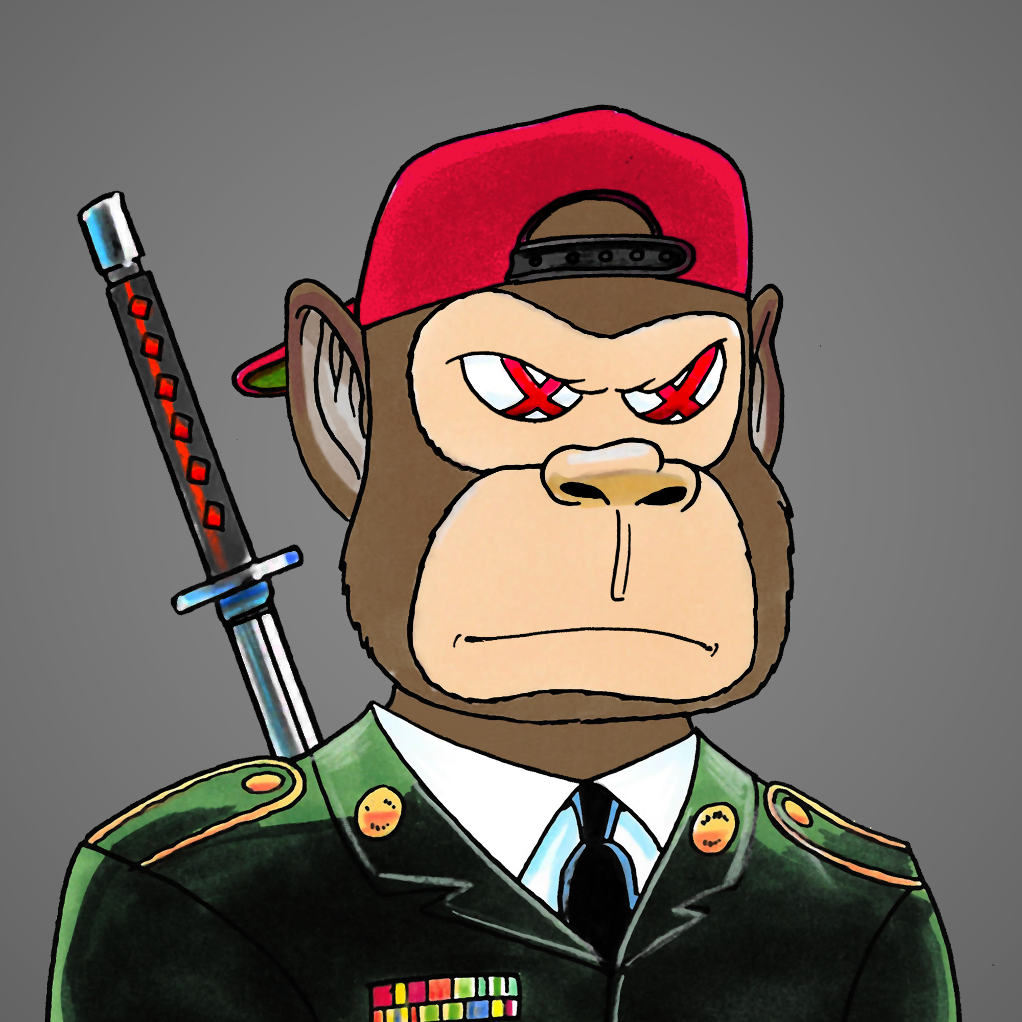 George Trosley - Jungle Freaks - Jungle Freak 2189 - NFT # 2189